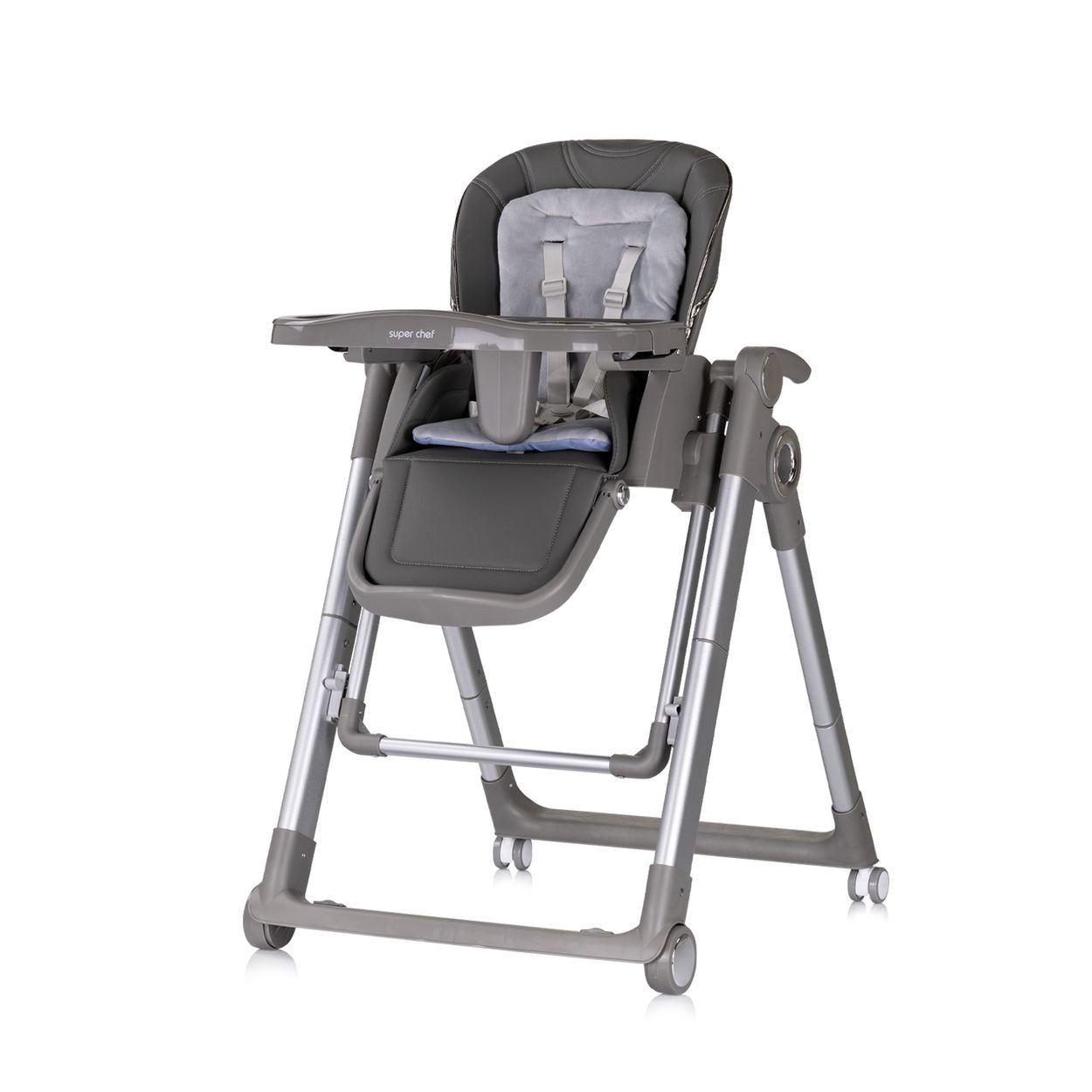 Chipolino Kombihochstuhl Hochstuhl 2 in 1 Super Chef, Babyschaukel, Fußstütze, klappbar