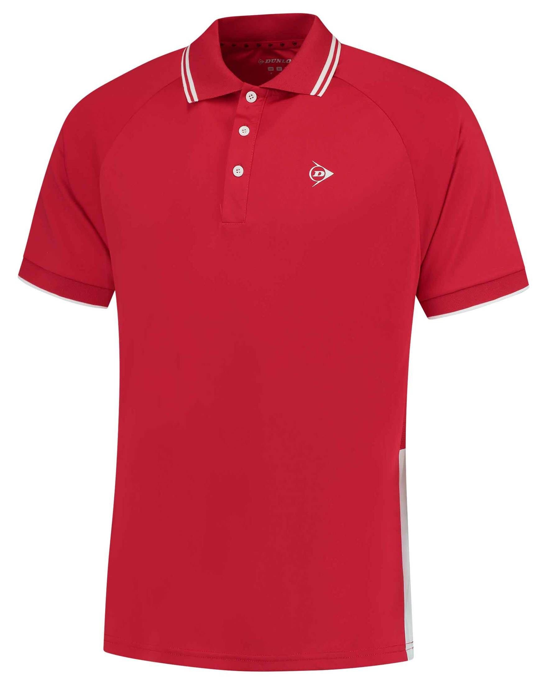 Dunlop (1-tlg) Herren Tennispolo LINE CLUB Poloshirt Kurzarm