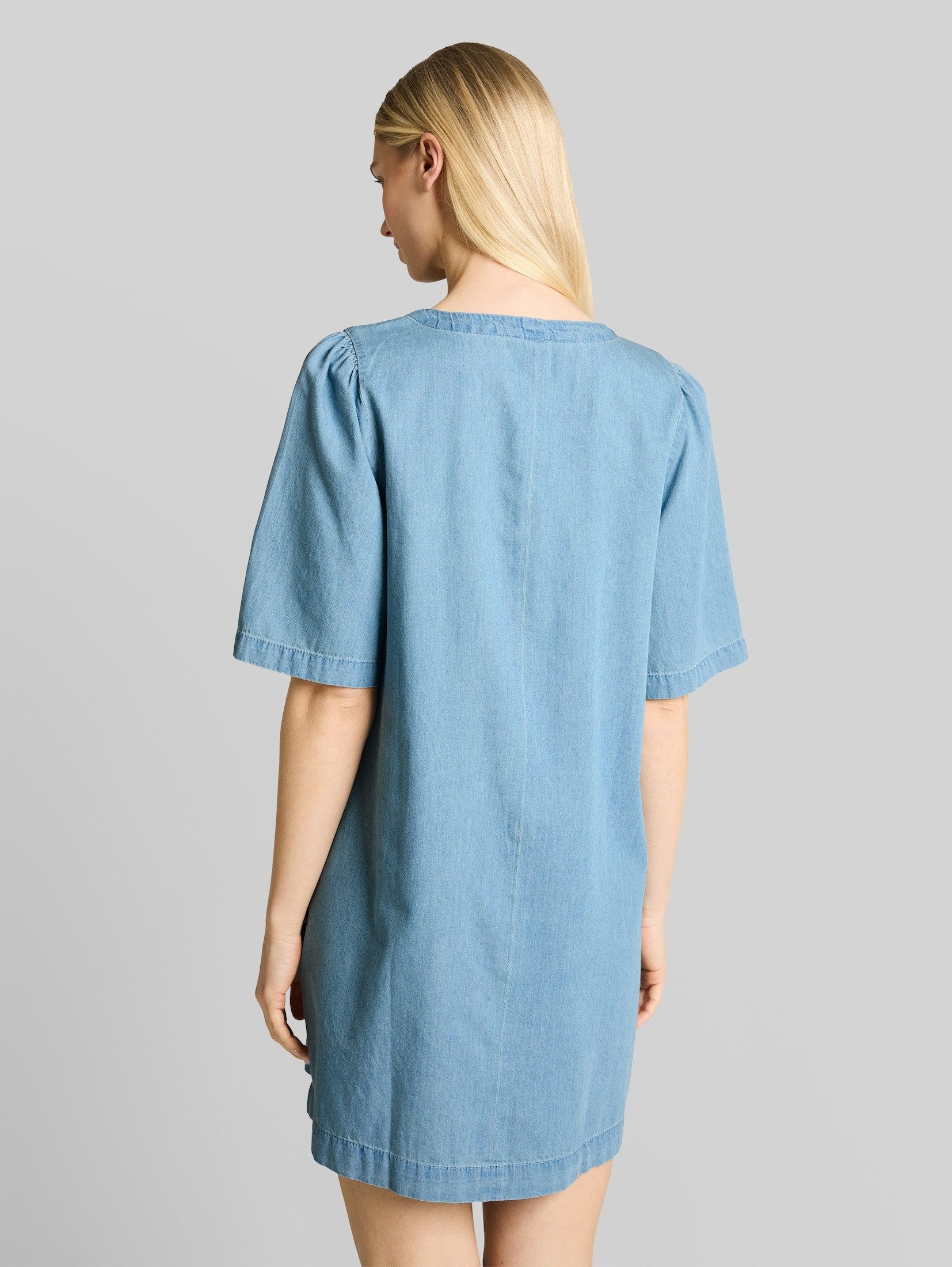 TOM TAILOR Denim Minikleid Kleider & Jumpsuits Mini-Jeanskleid mit Eingriffstaschen