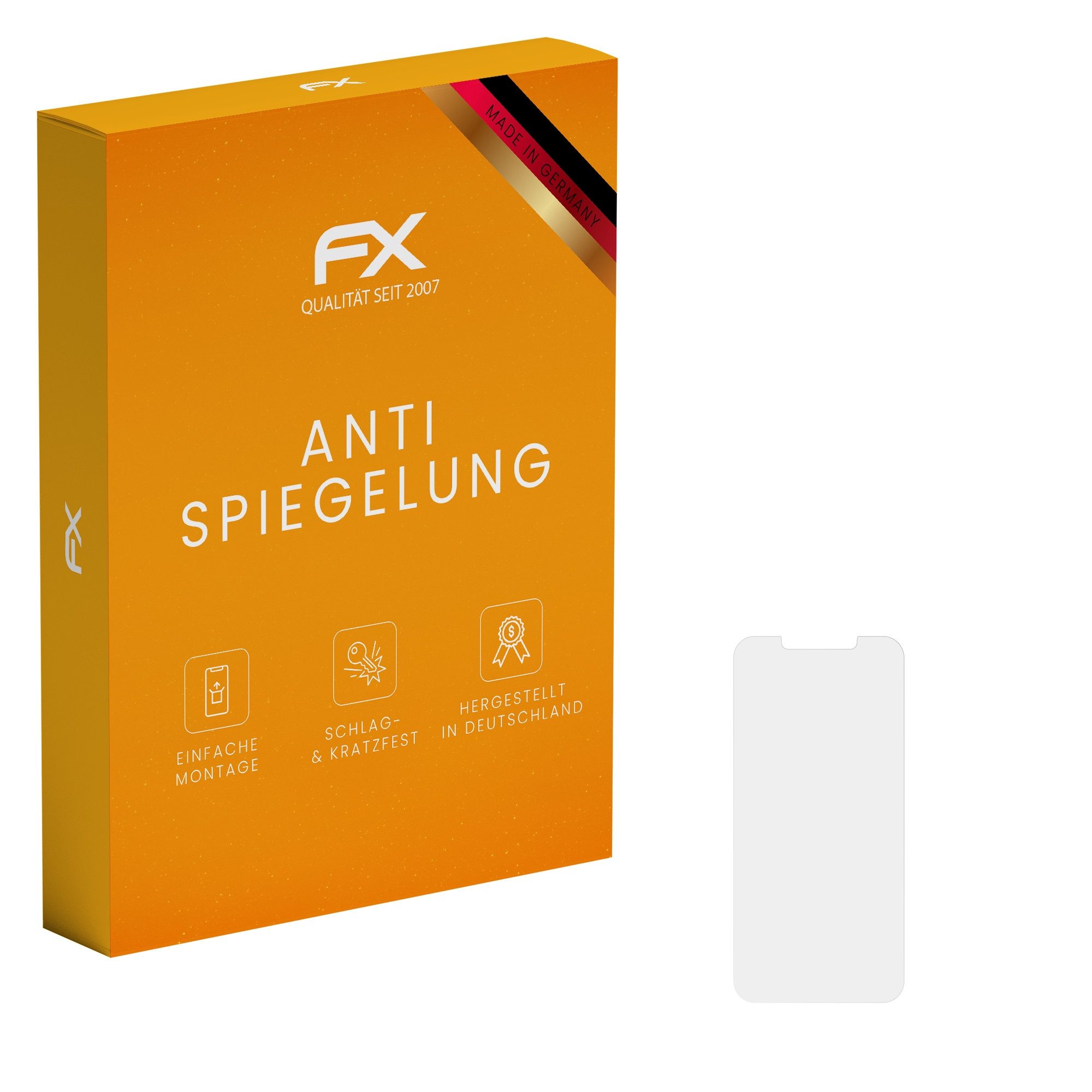 atFoliX Schutzfolie für Elephone A5, (3 Folien), Entspiegelnd und stoßdämpfend