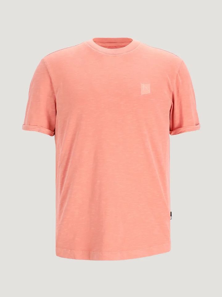 T-Shirt – Regular Fit Kurzarmshirt im Used Look mit Garment-Dye-Färbung
