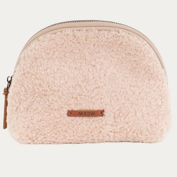 Moscow Design Clutch Teddyfleece Kosmetiktasche Tasche Clutch in Beige