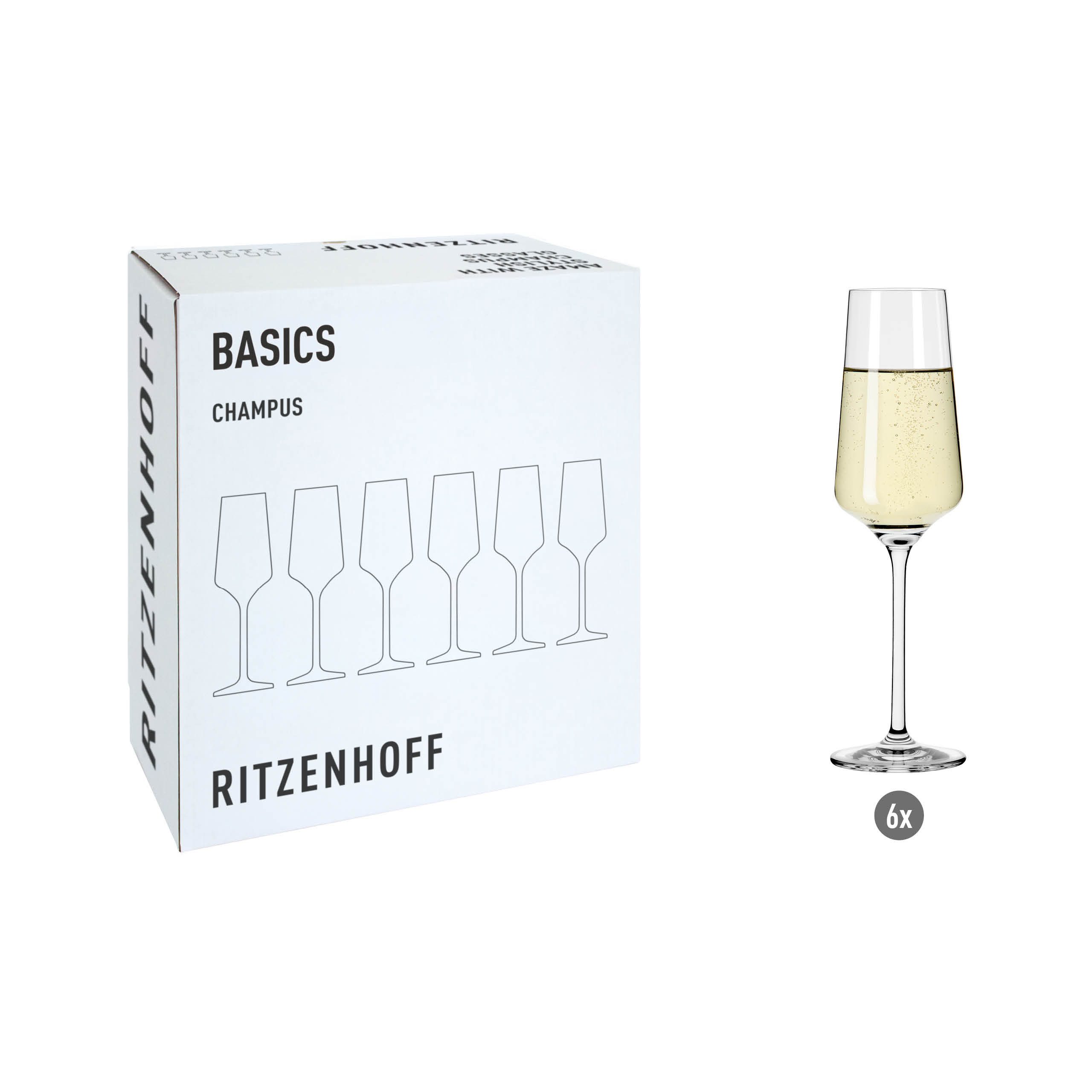 Ritzenhoff Gläser-Set Lichtweiß