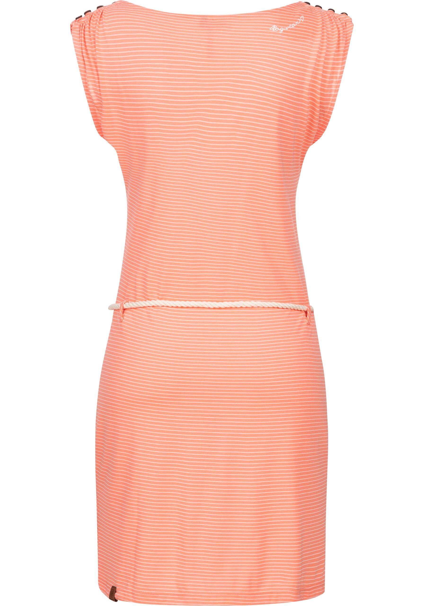 Ragwear Shirtkleid Chego Stripes Intl. stylisches Sommerkleid mit Streifen-Muster