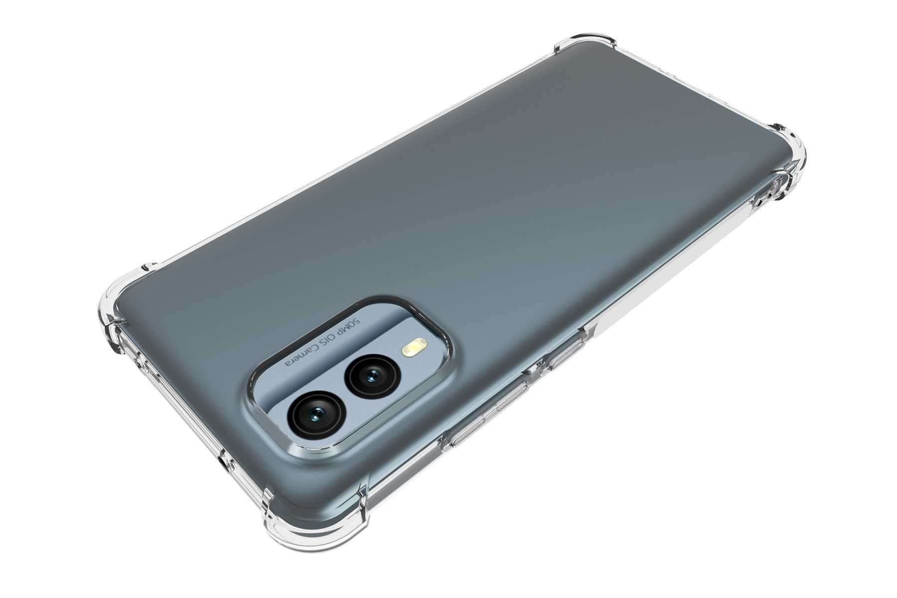 mtb more energy Smartphone-Hülle Clear Armor Case für Nokia X30 5G (6.43), Transparente TPU Schutzhülle Case Backcover mit Anti-Shock Verstärkung