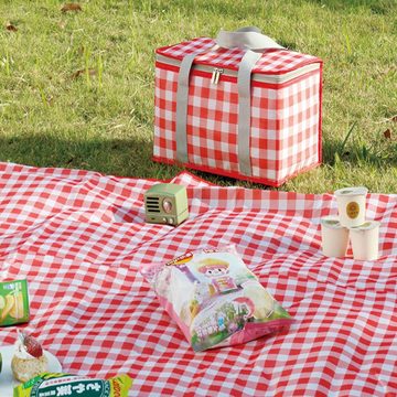 Silberstern Auffangbehälter Picknicktasche, Picknick Kühltasche Faltbar Faltbare Kühltasche, Mittagessen Tasche Kühltasche Isoliertasche Outdoor Picknick Camping