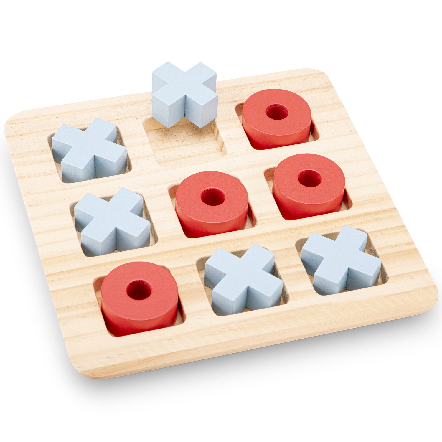New Classic Toys® Spielesammlung Tic Tac Toe, Brettspiel, Holzspielzeug, FSC®-zertifiziert