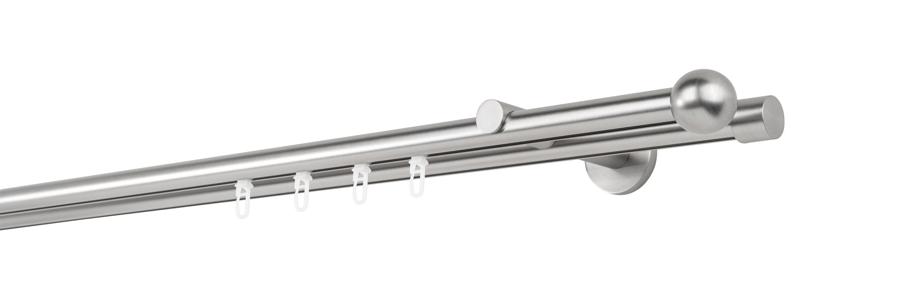 ondeco Gardinenstange Profil Wandabstand 12cm Ball, günstig online kaufen
