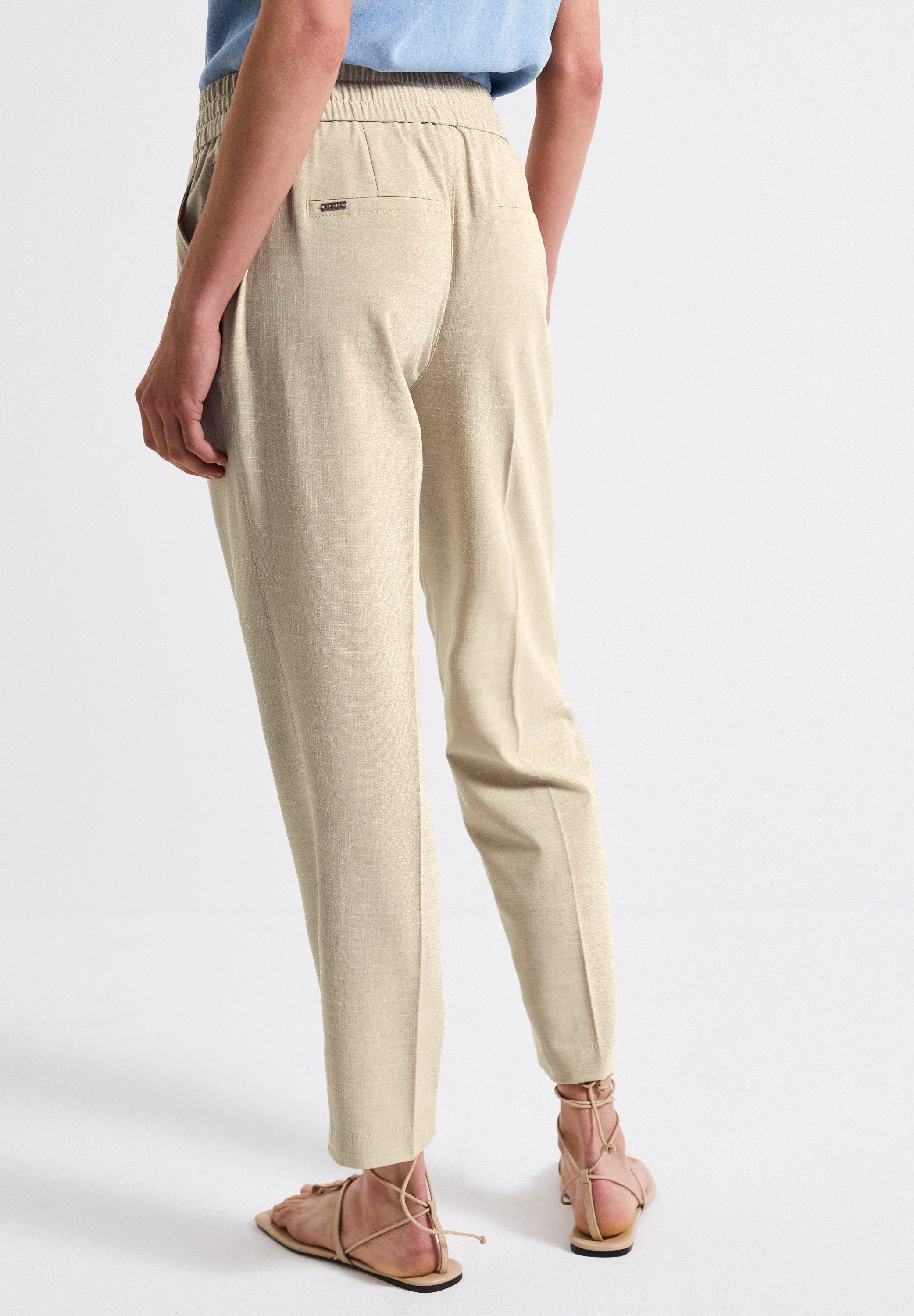 STREET ONE Bügelfaltenhose Middle Waist günstig online kaufen