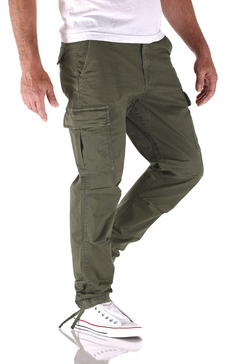 Jack & Jones Cargojeans Jack & Jones JPStace Tucker Cargo Herren Jeans Hose