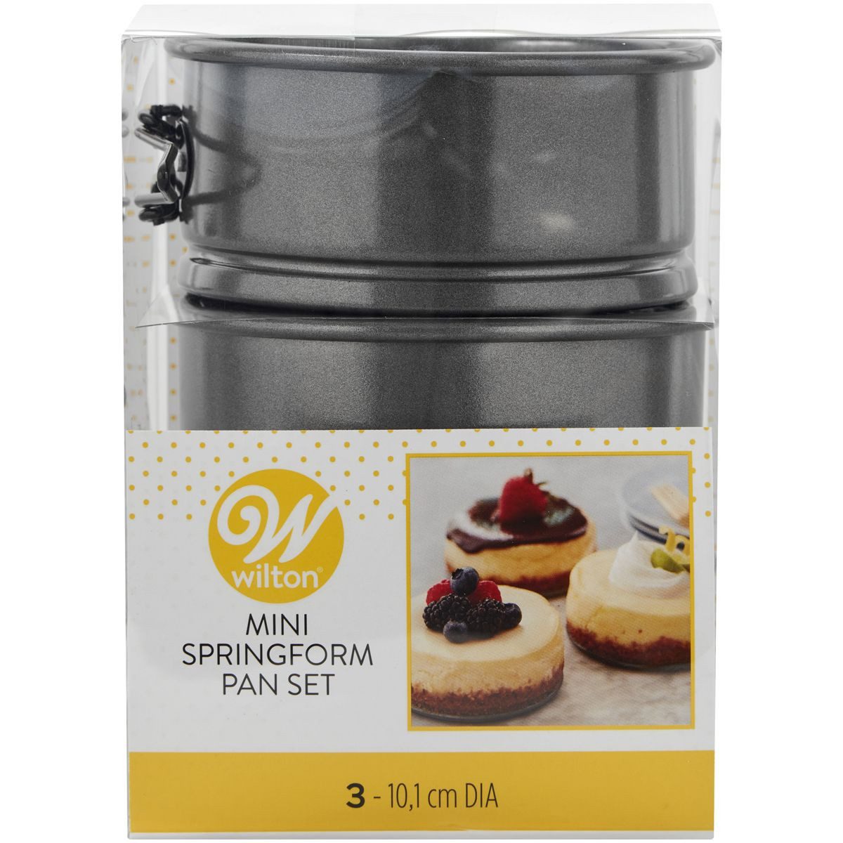 Spring Backform Wilton Backform Wilton Mini Springform Backform 3 Stück, (Set 3-tlg)