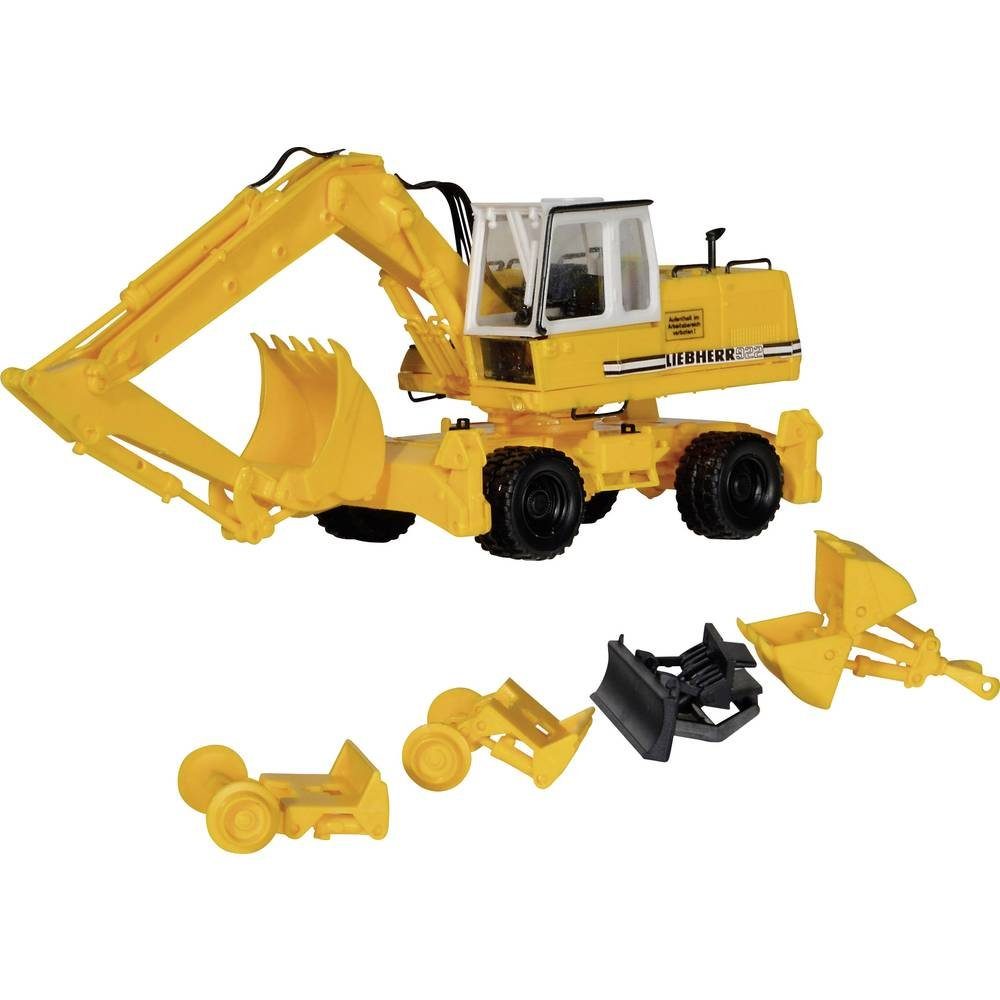 Modelleisenbahn-Straße H0 Liebherr Mobilbagger A922 inkl. Geräten