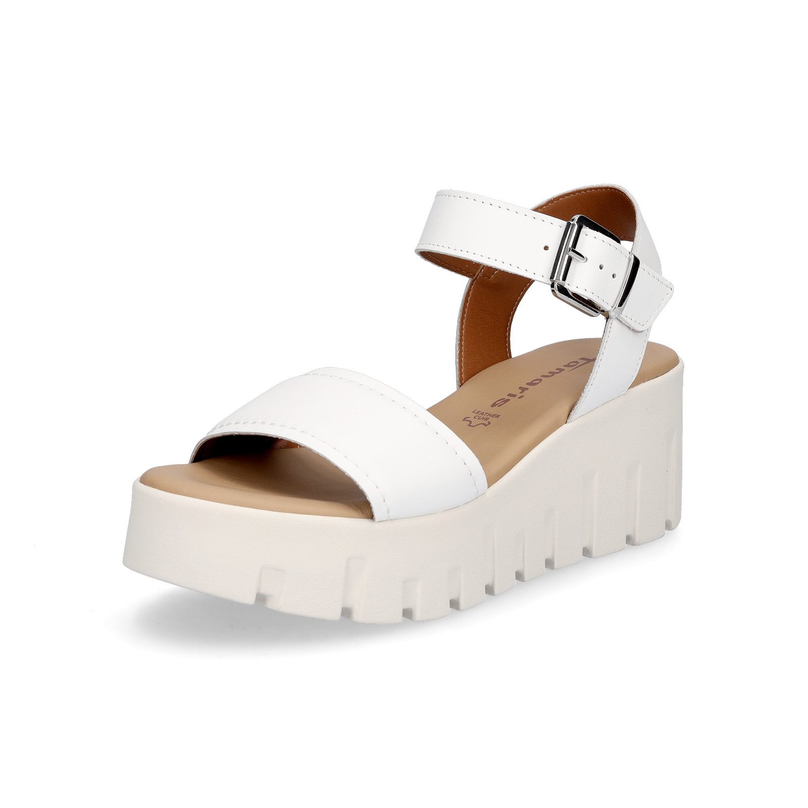 Tamaris Tamaris Damen Sandalette weiß Sandale