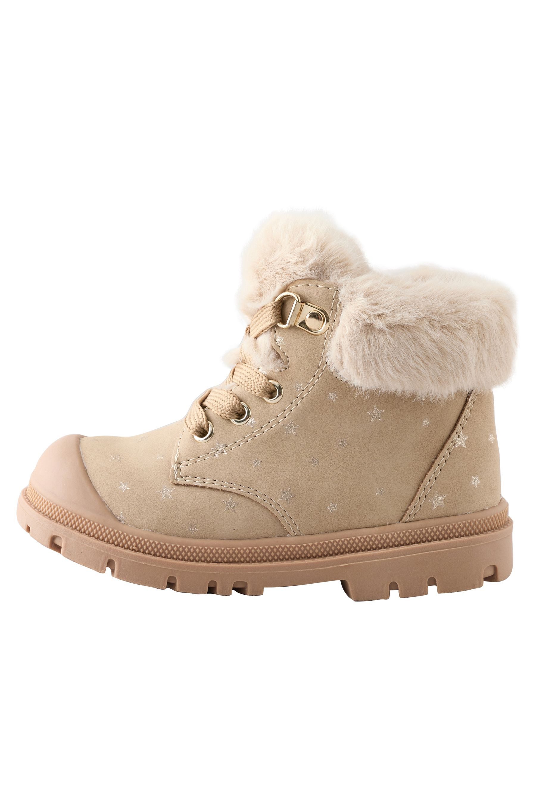 Next Schnürstiefel mit Kunstfellfutter Stiefel (1-tlg) günstig online kaufen