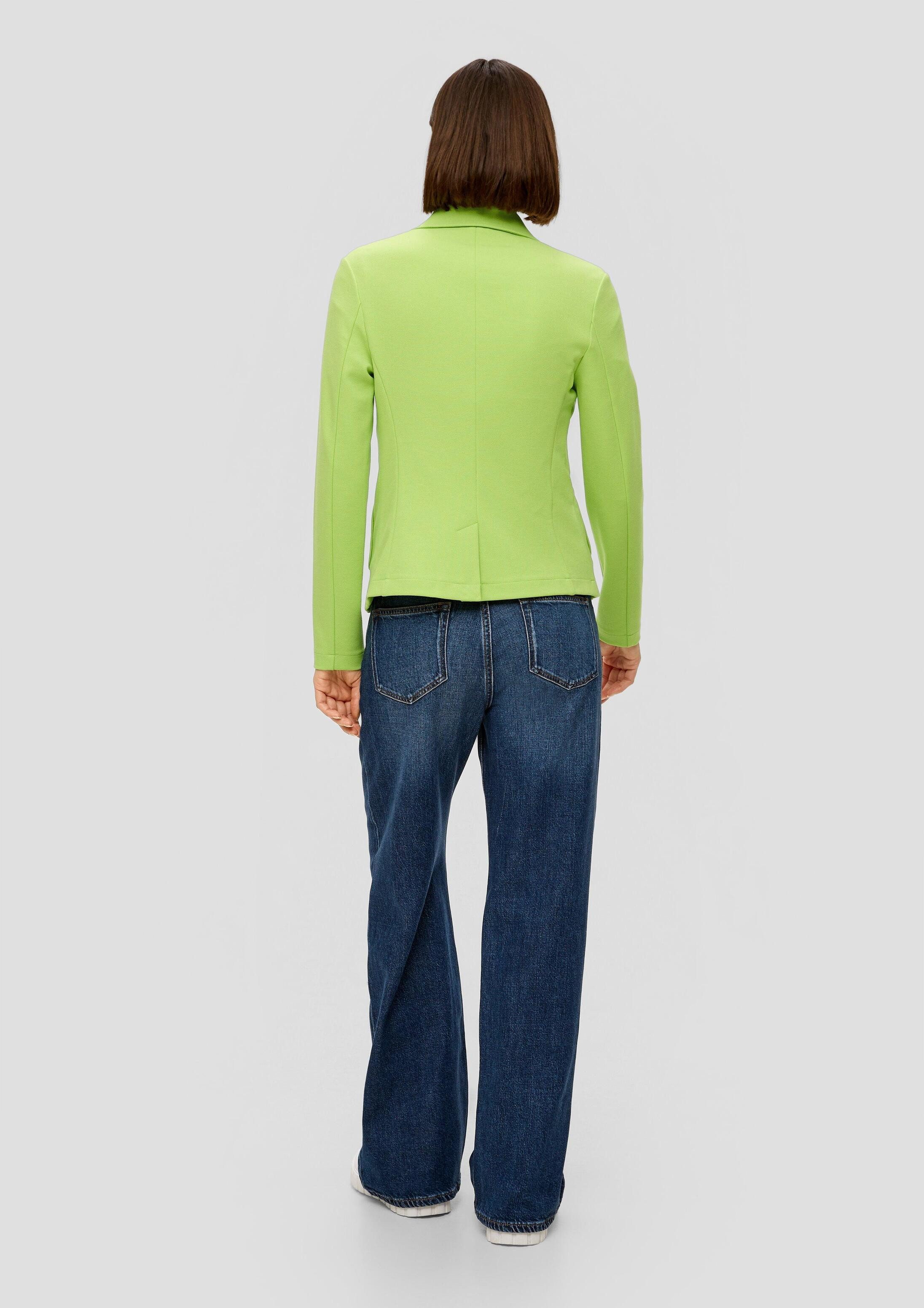 s.Oliver Jackenblazer Indoor-Blazer Blazer aus strukturiertem Jersey