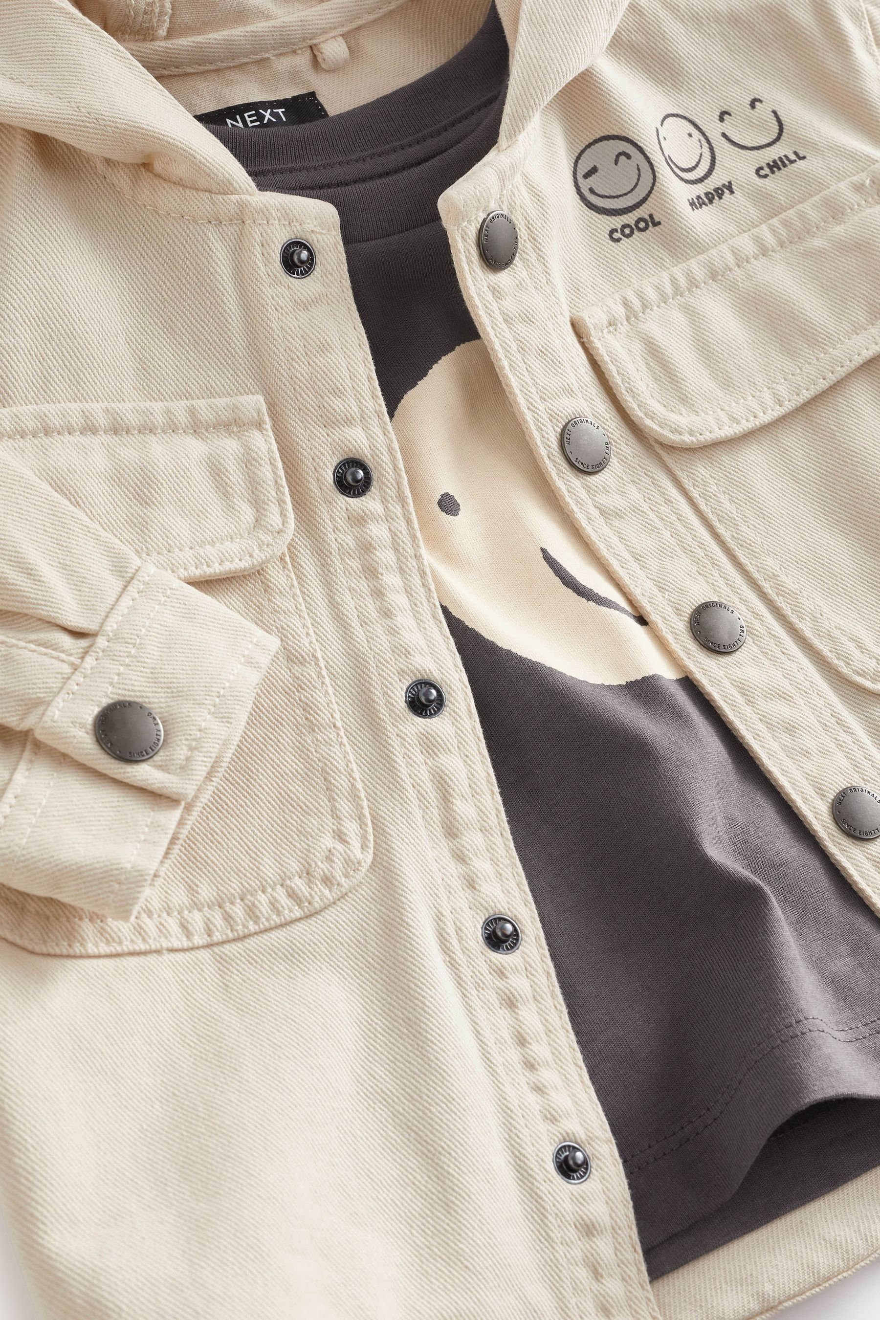Next Jeanshemd Denim-Hemdjacke (2-tlg)