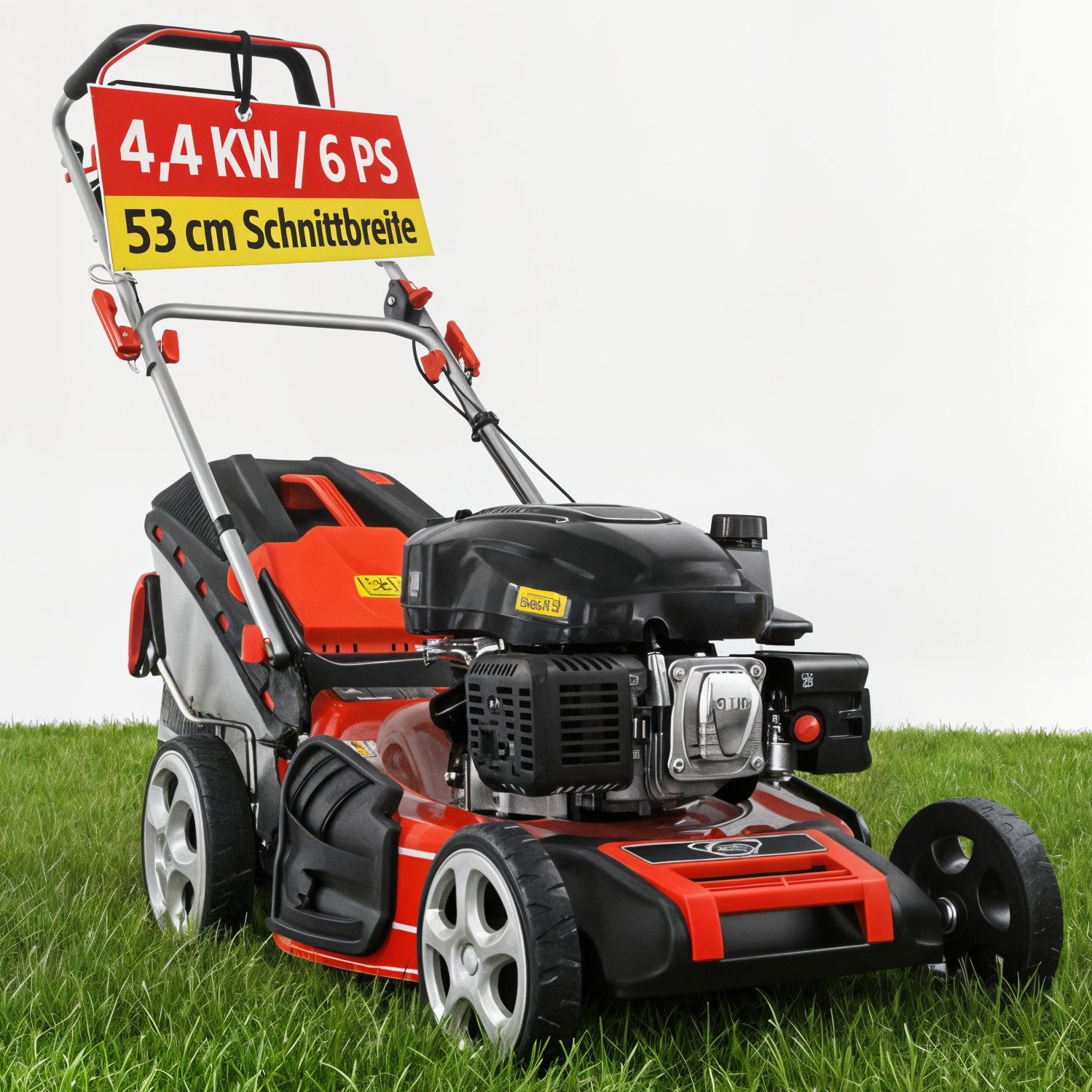 Hecht Benzinrasenmäher 554 SX mit Radantrieb 5in1, 53 cm Schnittbreite, Mul günstig online kaufen