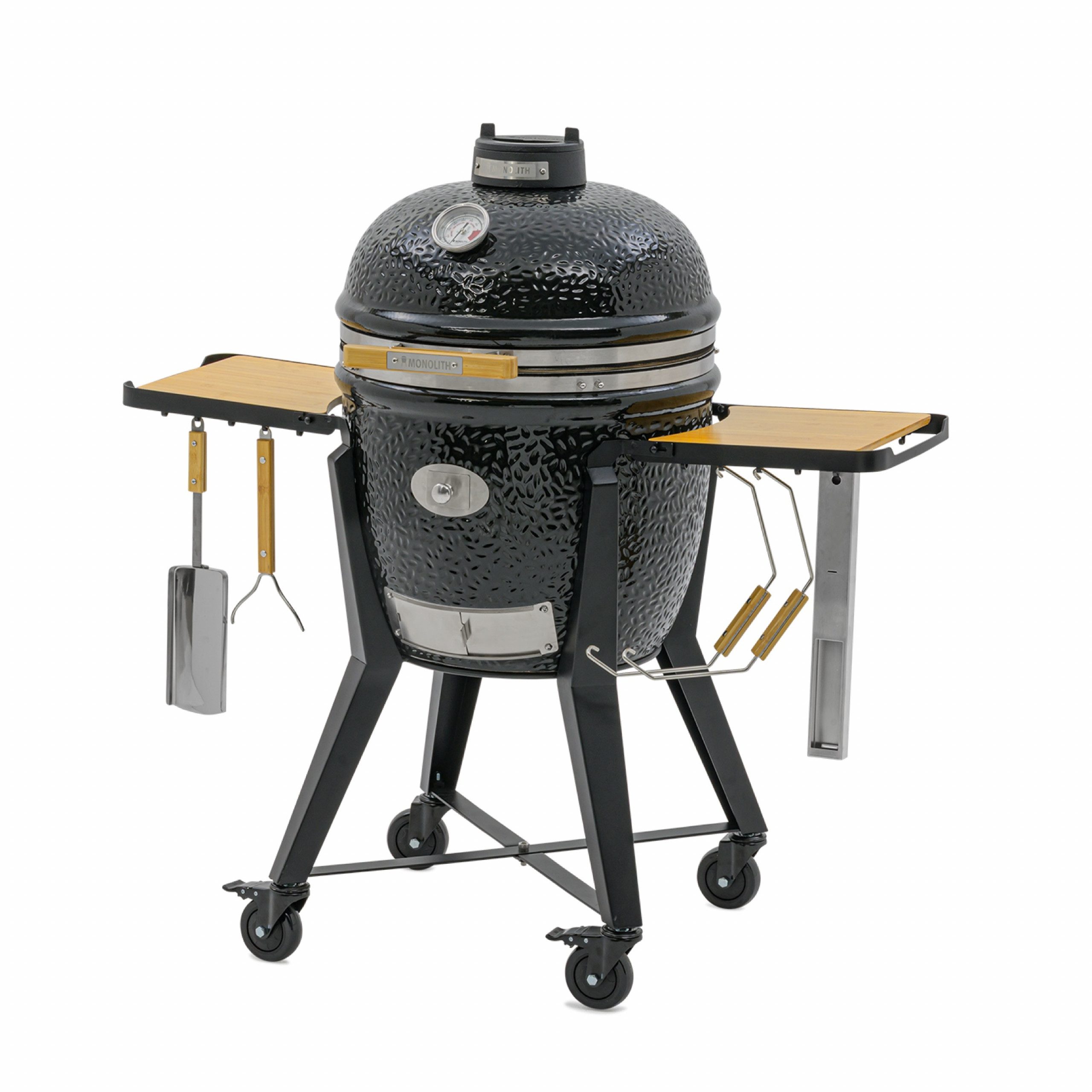 MONOLITH Keramikgrill Monolith Keramikgrill MONOLITH TWO.55 mit Gestell und Seitentische