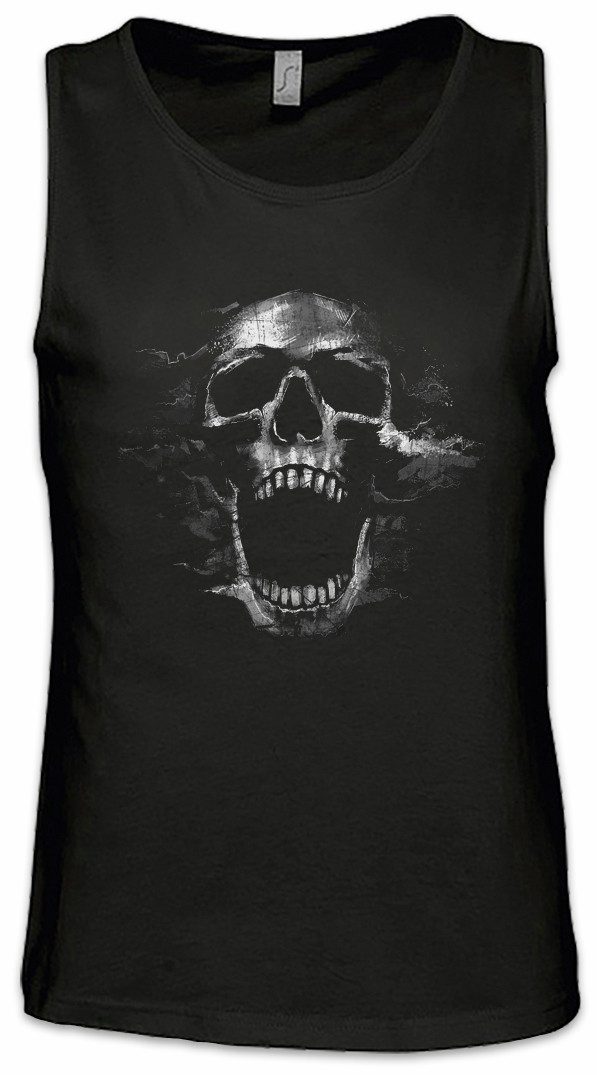 Tanktop Screaming Skull I Ärmelloses T-Shirt Schädel Dead Totenschädel