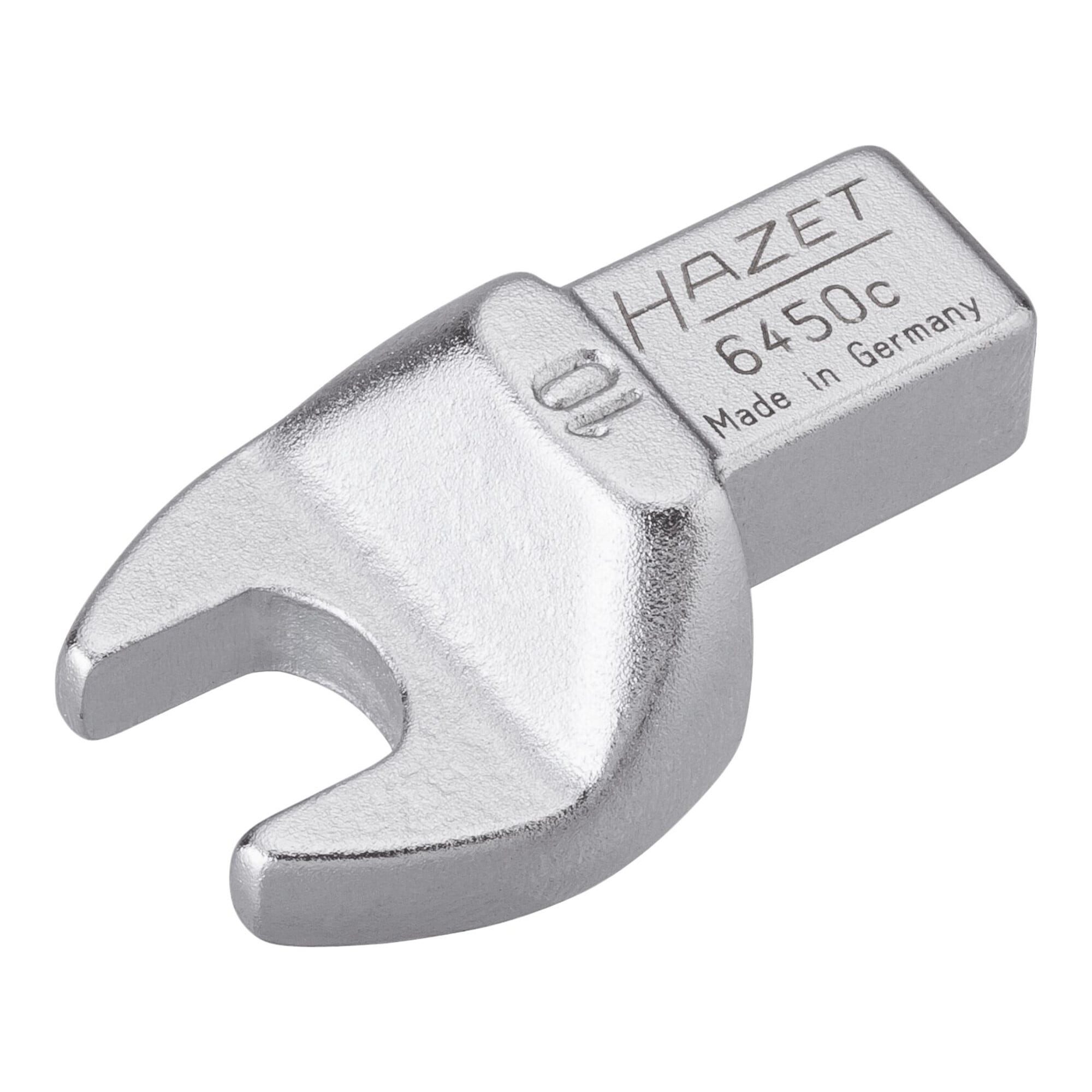 HAZET Schraube HAZET Einsteck-Maulschlüssel 6450C-10 Einsteck-Vierkant 9 x 12 mm
