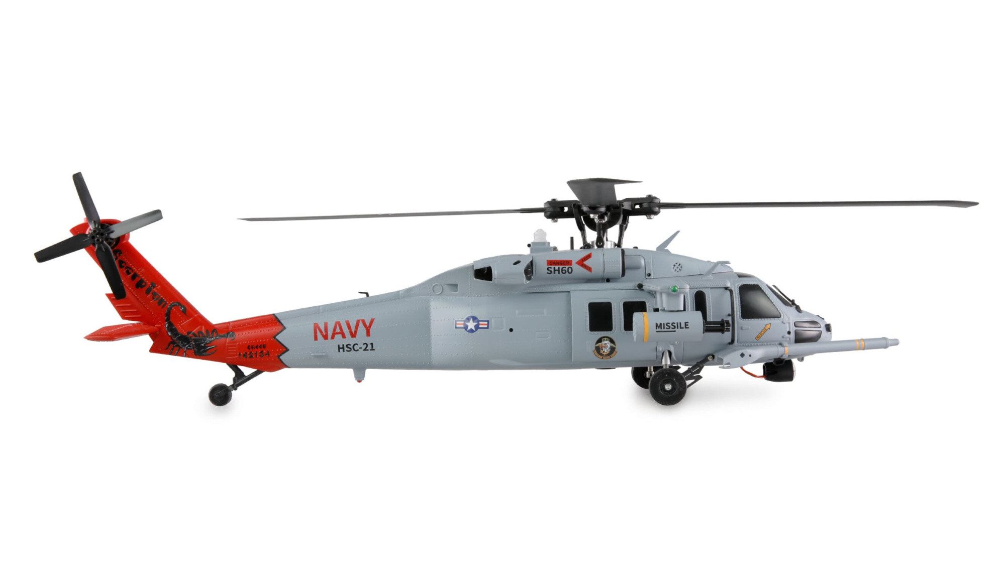 Amewi UH-1 Marine Brushless CP Elicottero 6 canali 6G/3D RTF telecomandato RC