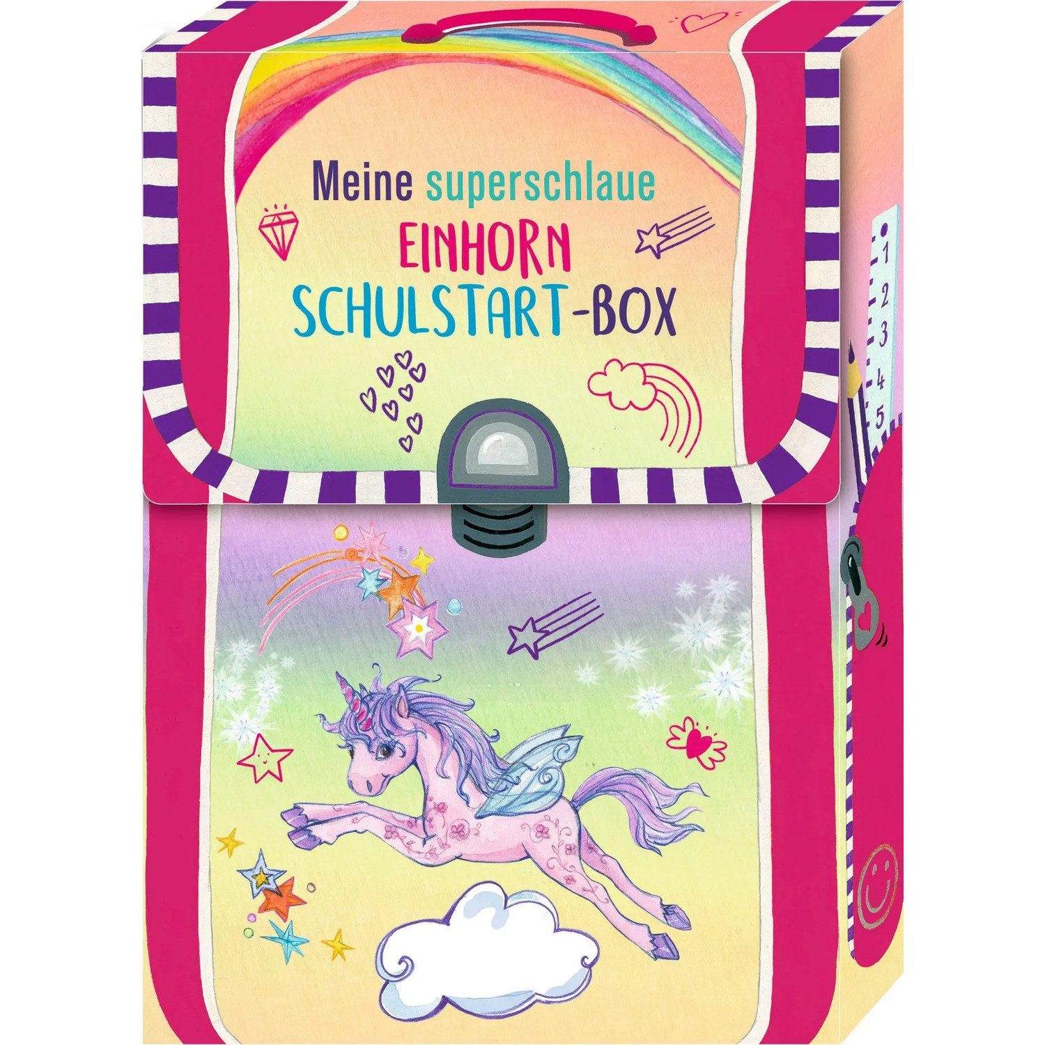 Coppenrath Spiel Meine superschlaue Einhorn Schulstart-Box (Einhorn-Paradies)