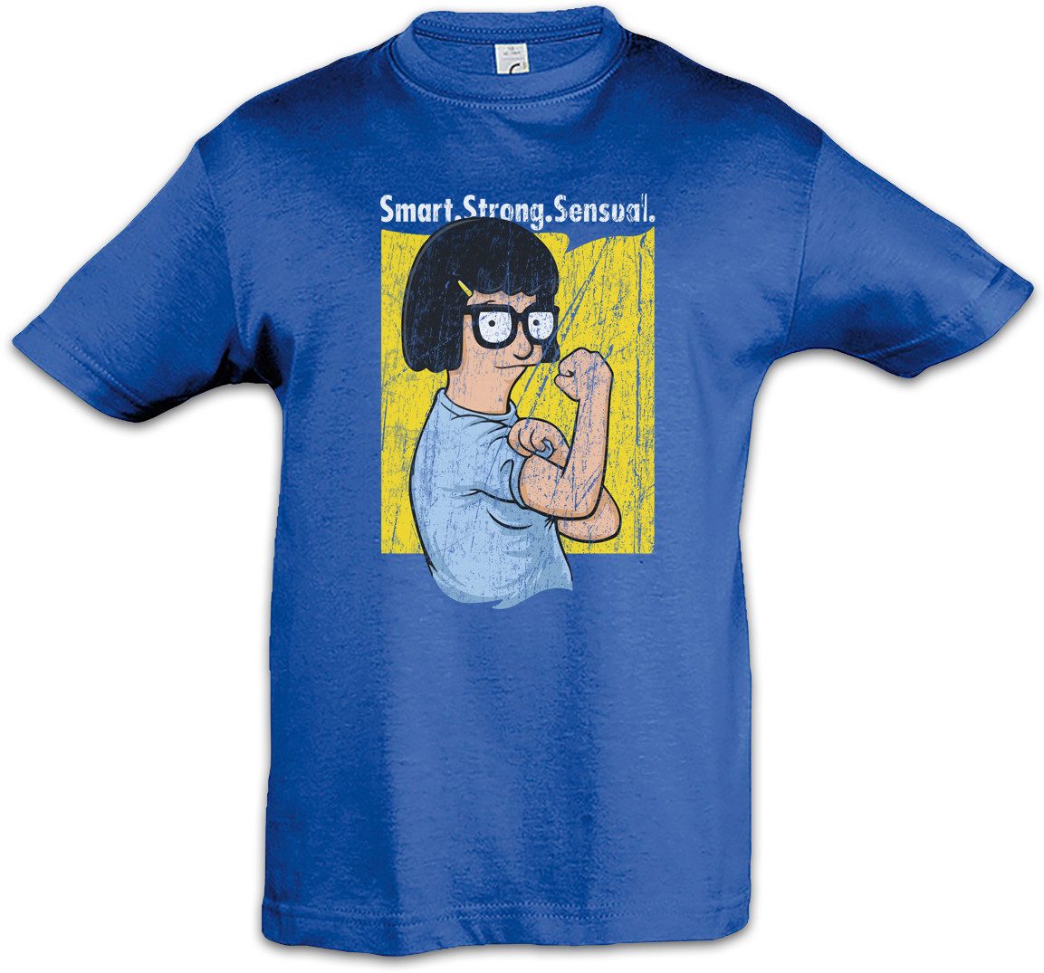 Urban Backwoods Print-Shirt Smart Belcher Kinder T-Shirt Bob's Hamburguesas Burgers Linda Tina (1-tlg) Ruth Gene Louise Mütze