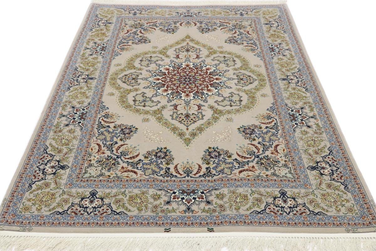 Orientteppich Isfahan 6 Höhe: Orientteppich, rechteckig, 128x201 mm Signiert Trading, Nain Seidenkette Handgeknüpfter