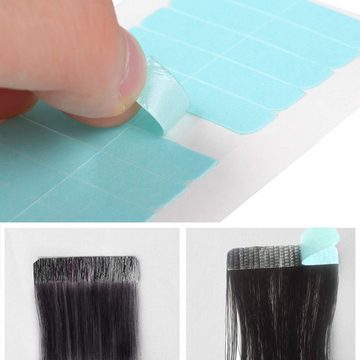 GelldG Klebestreifen 120 Stück Ersatztapes für Tape In Hair Extensions Ersatztapes