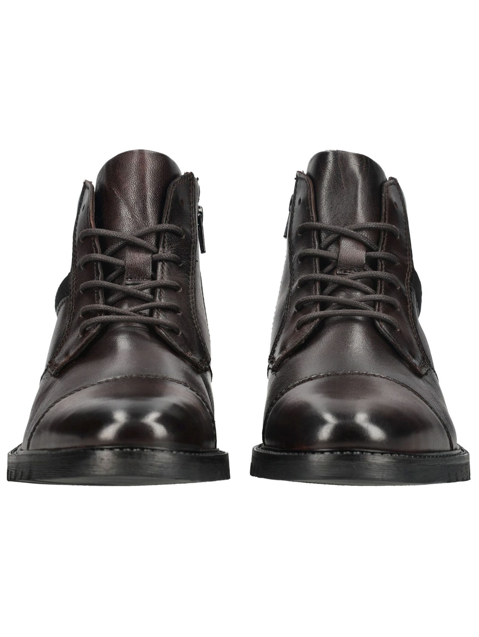 bugatti bugatti Stiefelette Leder Schnürstiefelette