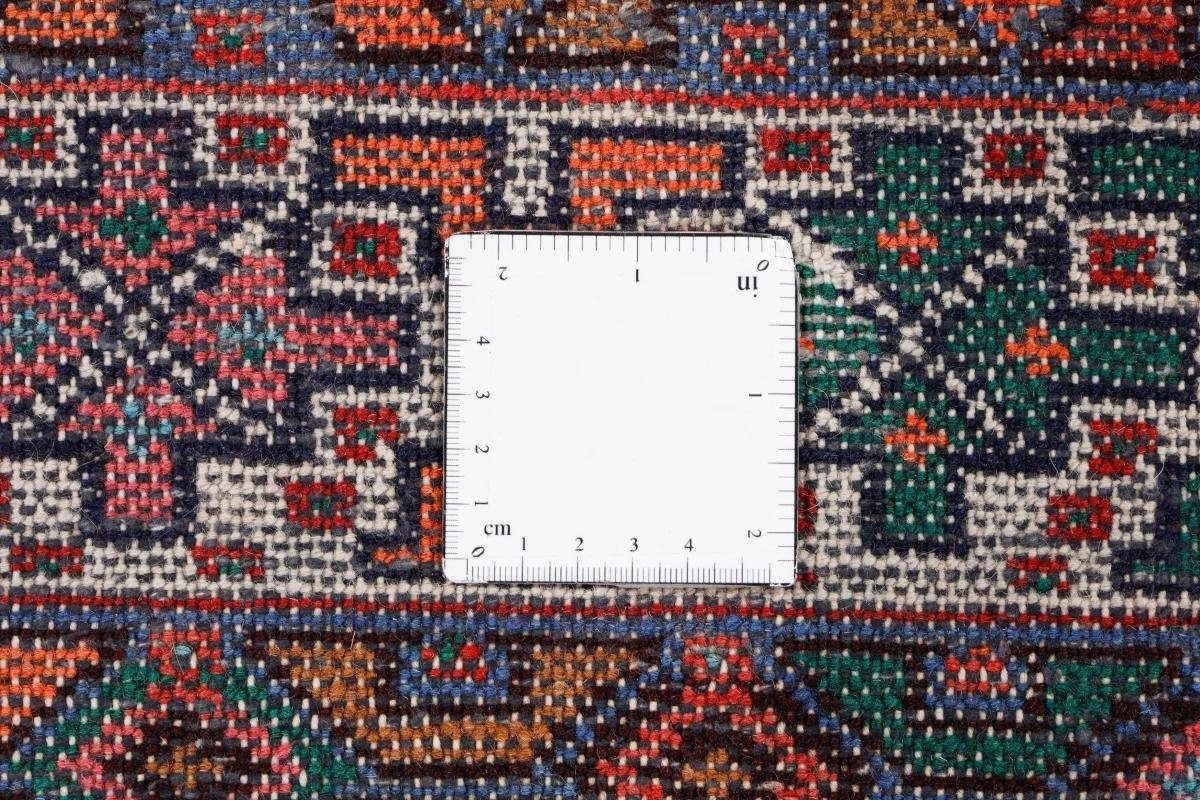 mm 10 Khamseh Handgeknüpfter Orientteppich Orientteppich rechteckig, 142x373 / Trading, Perserteppich Läufer, Höhe: Nain