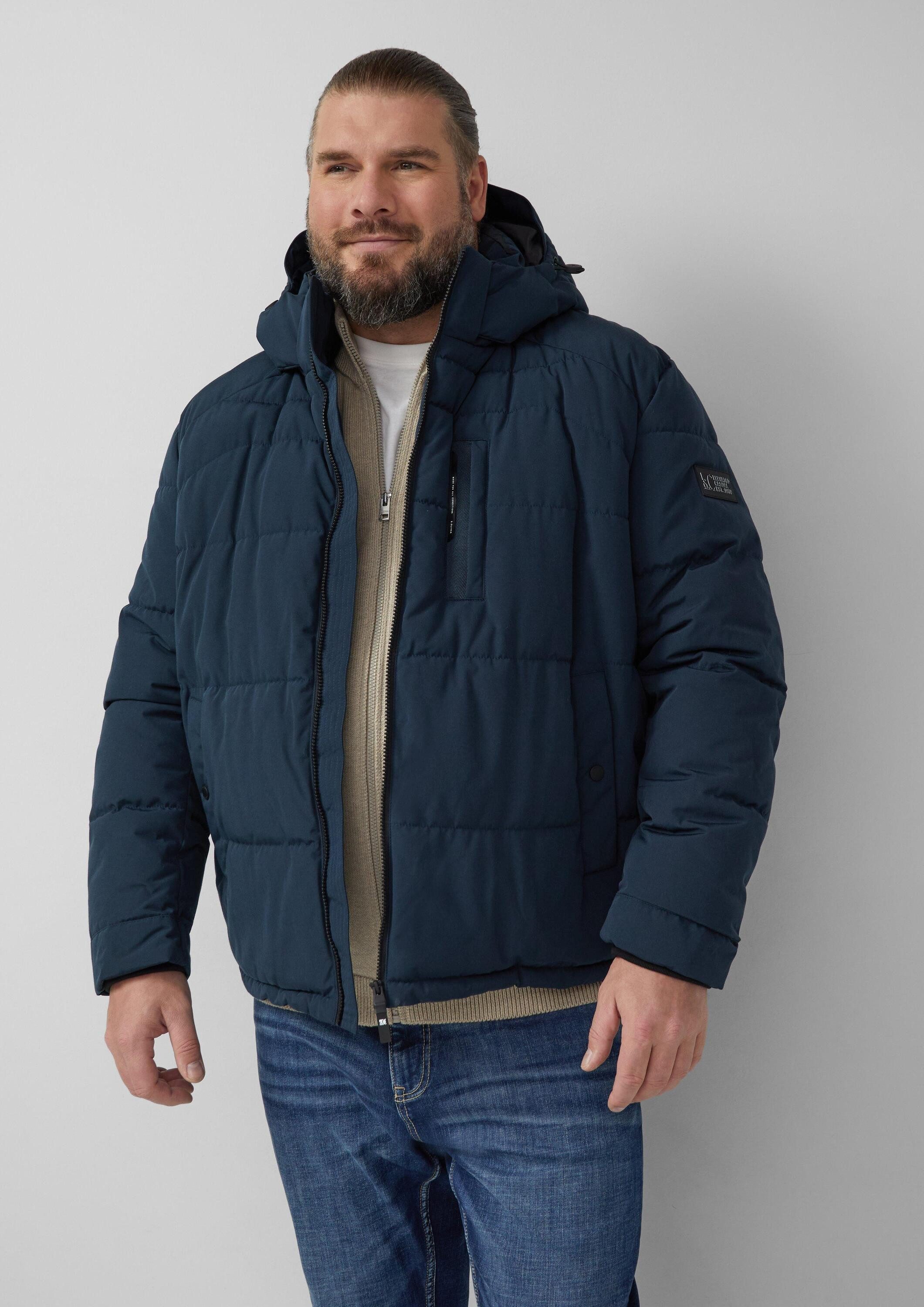 s.Oliver Winterjacke Outdoor-Jacke Wasserabweisende Pufferjacke mit abnehmb günstig online kaufen