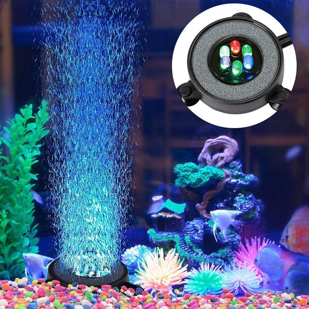 Rosnek LED Aquariumleuchte »LED Aquarium Beleuchtung Mehrfarbig RGB Bubble  Blase Lampe Unterwasser Licht«, LED Bubble Air Stone Licht online kaufen |  OTTO