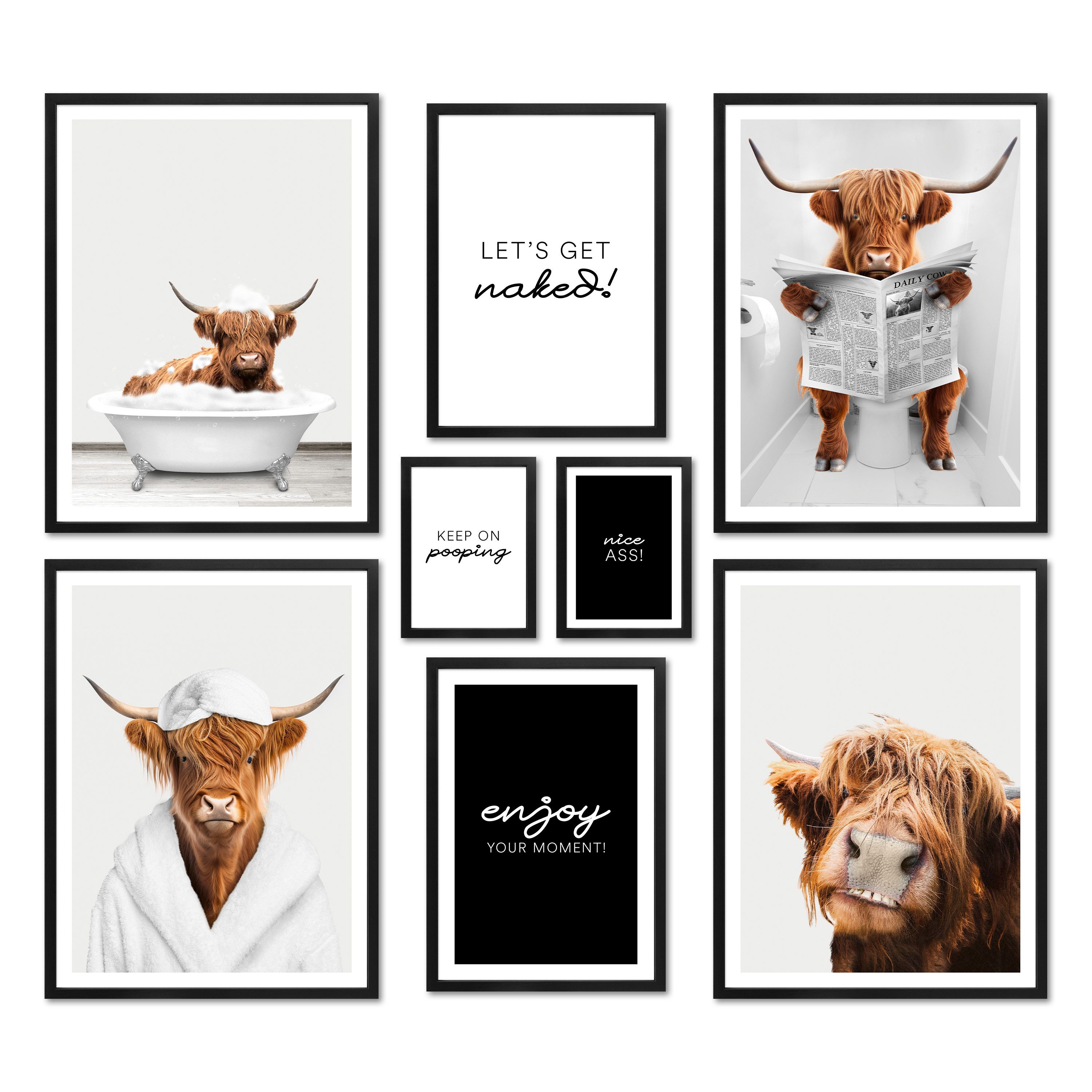 ARTFAVES Bilder-Collage Poster Set - FUNNY günstig online kaufen