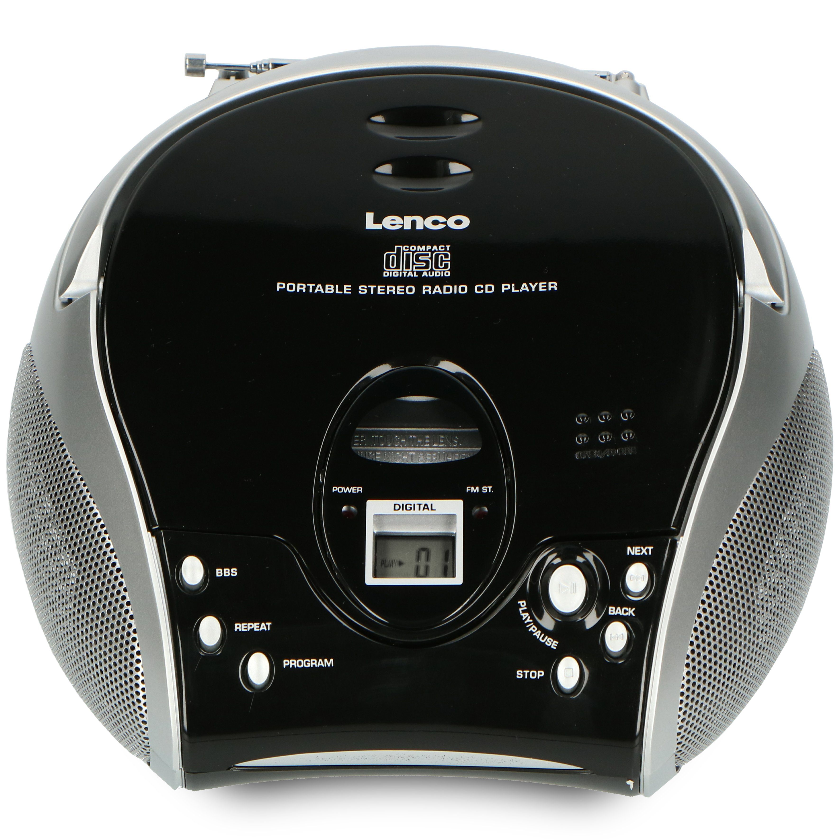 Lenco SCD-27BK CD-Radiorecorder (FM)