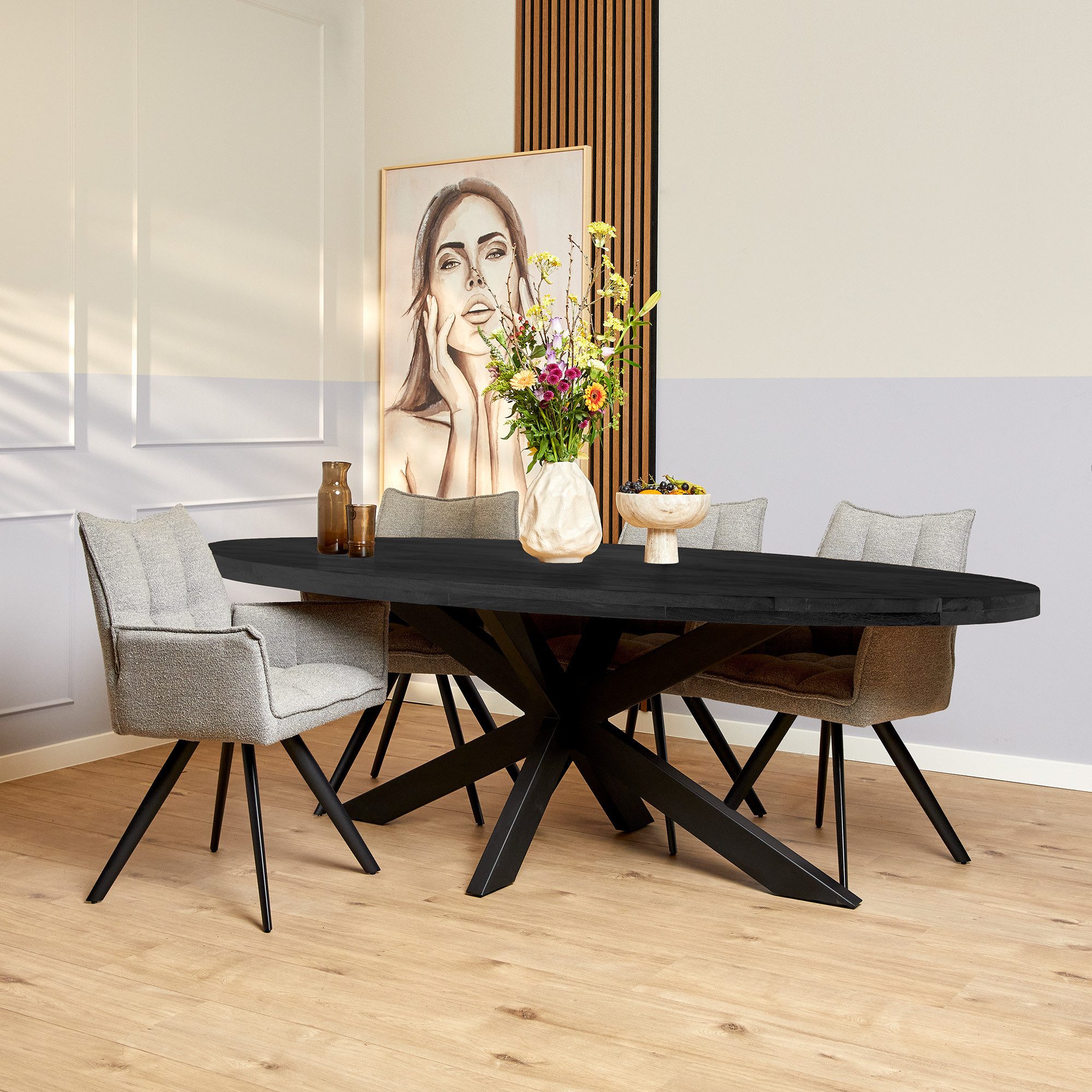 Villa Möbel Esstisch Esstisch Devereux Black günstig online kaufen