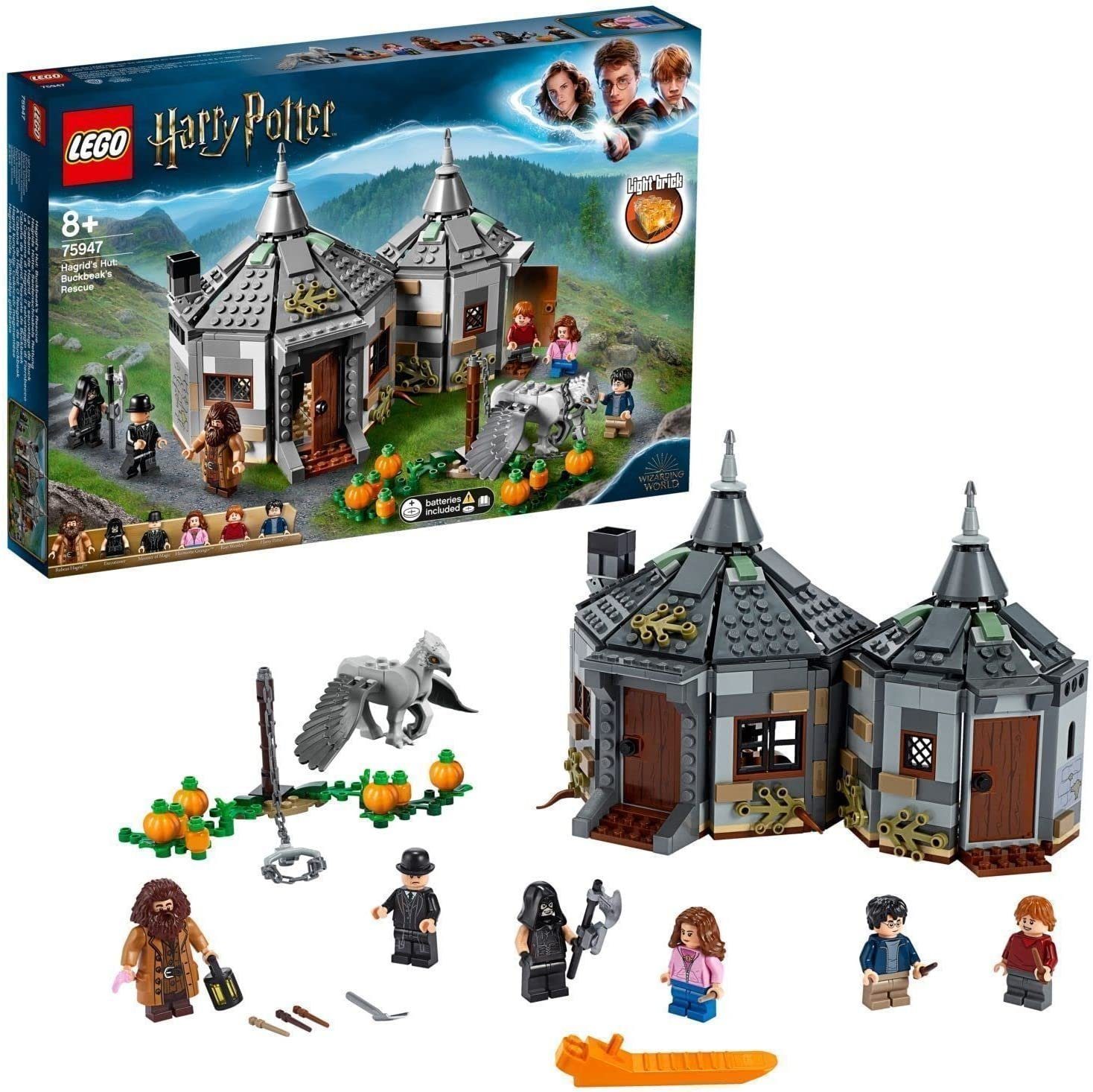 LEGO® Spielbausteine 75947 Harry Potter Hagrids Hütte : Sei­den­schna­bels Rettung, (496 St)