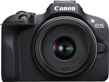 Canon EOS R100 + RF-S 18-45mm F4.5-6.3 IS STM Kit Systemkamera (RF-S 18-45mm F4.5-6.3 IS STM, 24,1 MP, Bluetooth, WLAN)