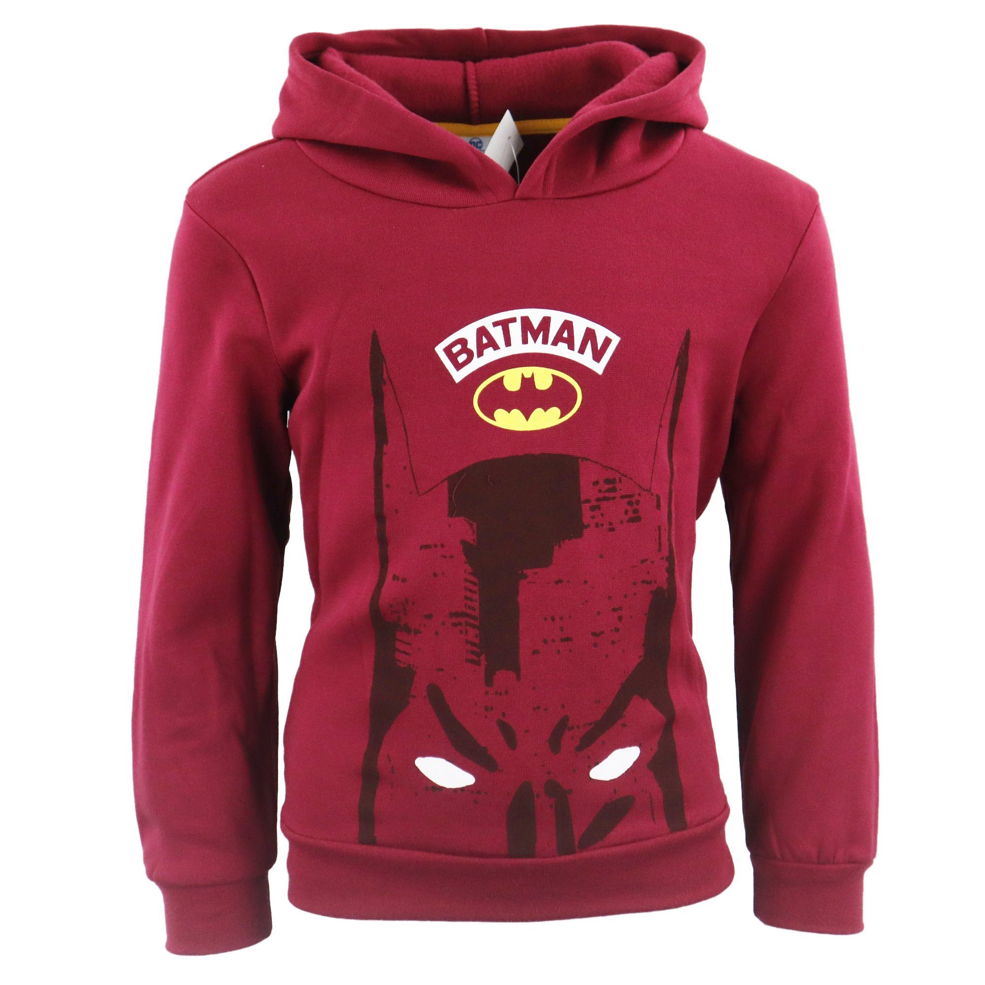 DC Comics Kapuzenpullover Batman Kinder Hoodie Kapuzenpullover Pulli Gr. 104 bis 140