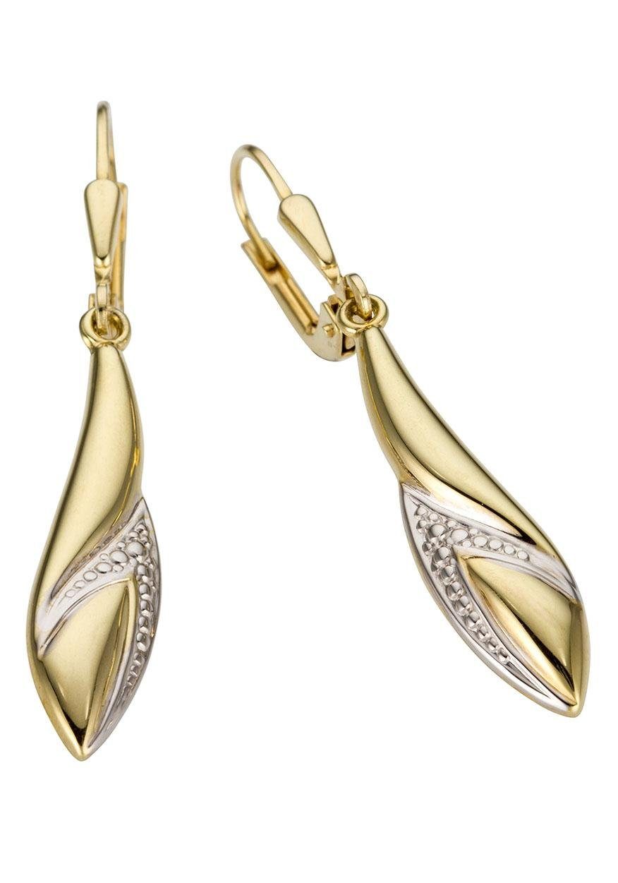 Firetti Paar Серьги Schmuck Geschenk Gold 333 Ohrschmuck Patentbrisur, Made in Germany