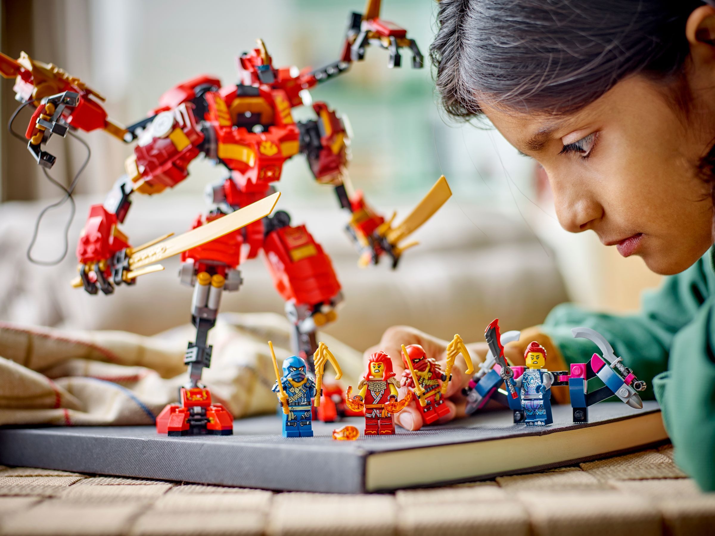 LEGO® Ninjago - Kais Ninja-Kletter-Mech (71812) Konstruktions-Spielset, (623 St), Inkl. 4 Minifiguren
