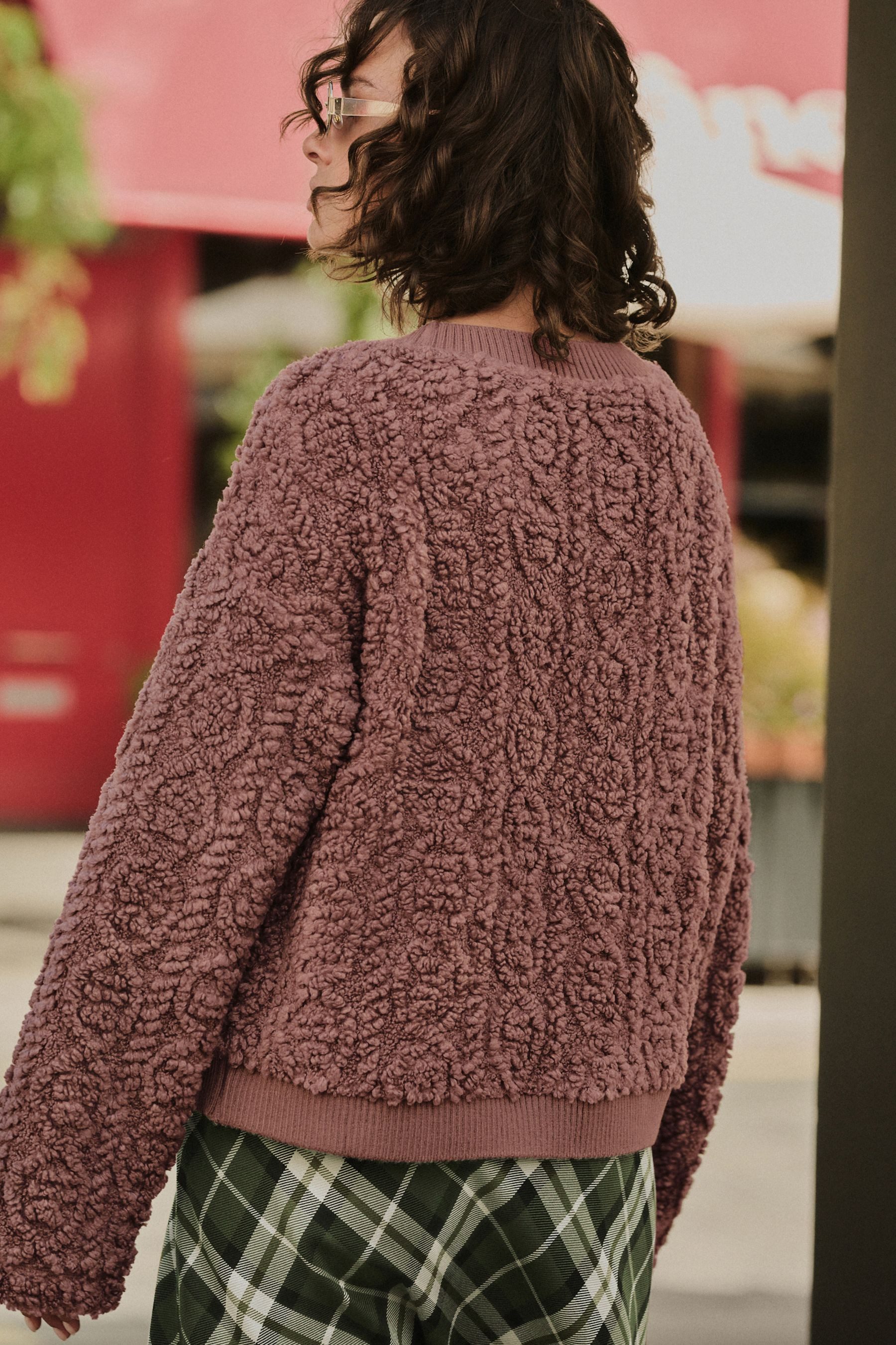 Next Cardigan Zopfstrickjacke mit Knöpfen aus günstig online kaufen