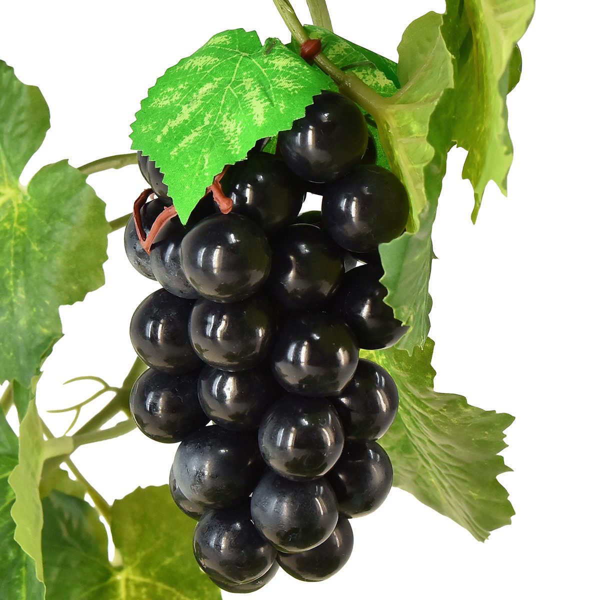 Kunstgirlande Künstliche Blättergirlande mit blauen Trauben - Vintage Deko günstig online kaufen