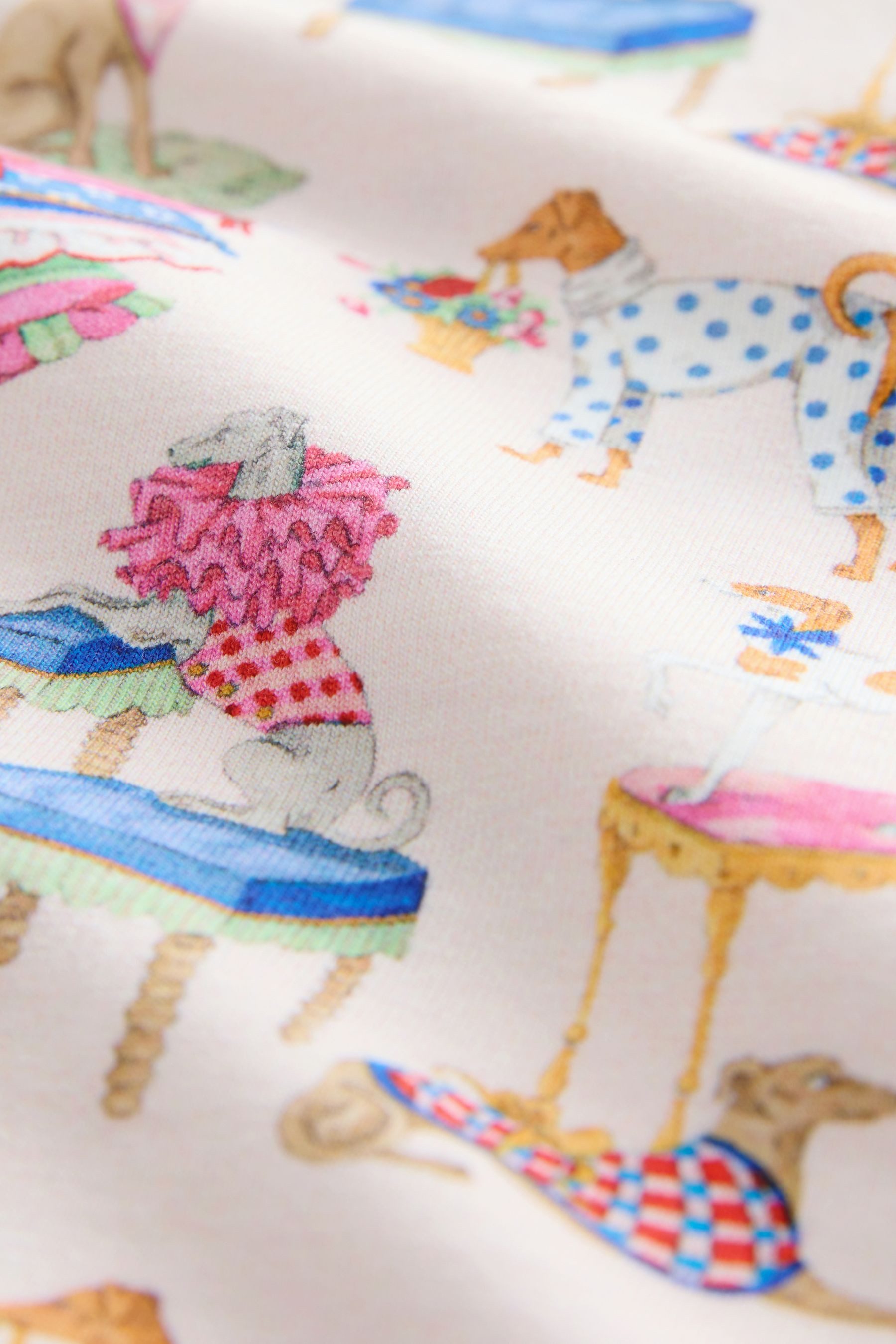 Cath Kidston Pyjama Cath Kidston Schlafanzug aus Baumwolljersey (2 tlg)