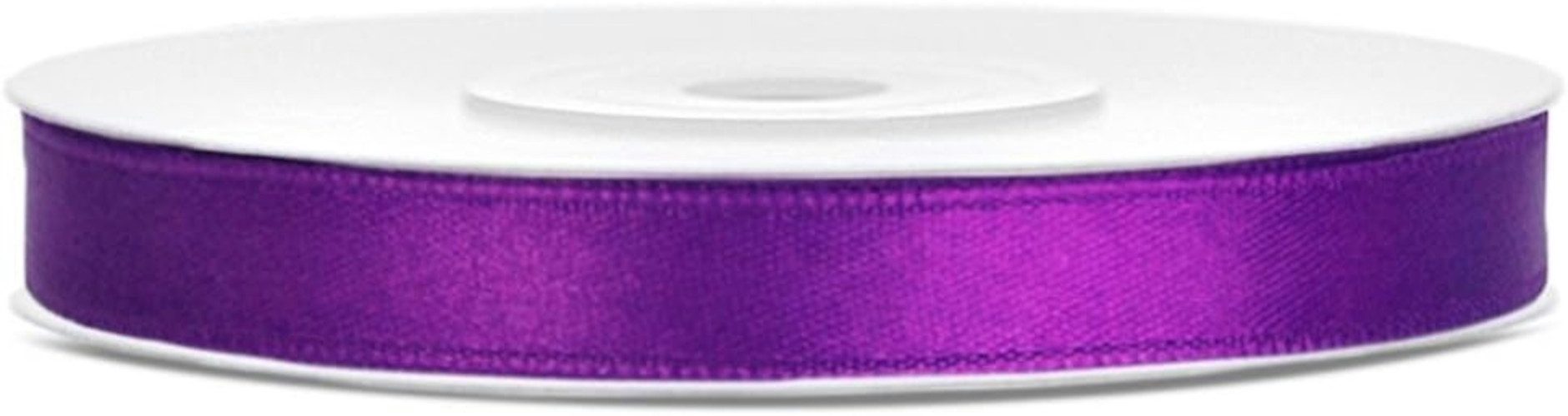 partydeco Satinband 25 m x 6 mm Rolle Geschenkband Schleifenband Deko Satin Band Dekoband