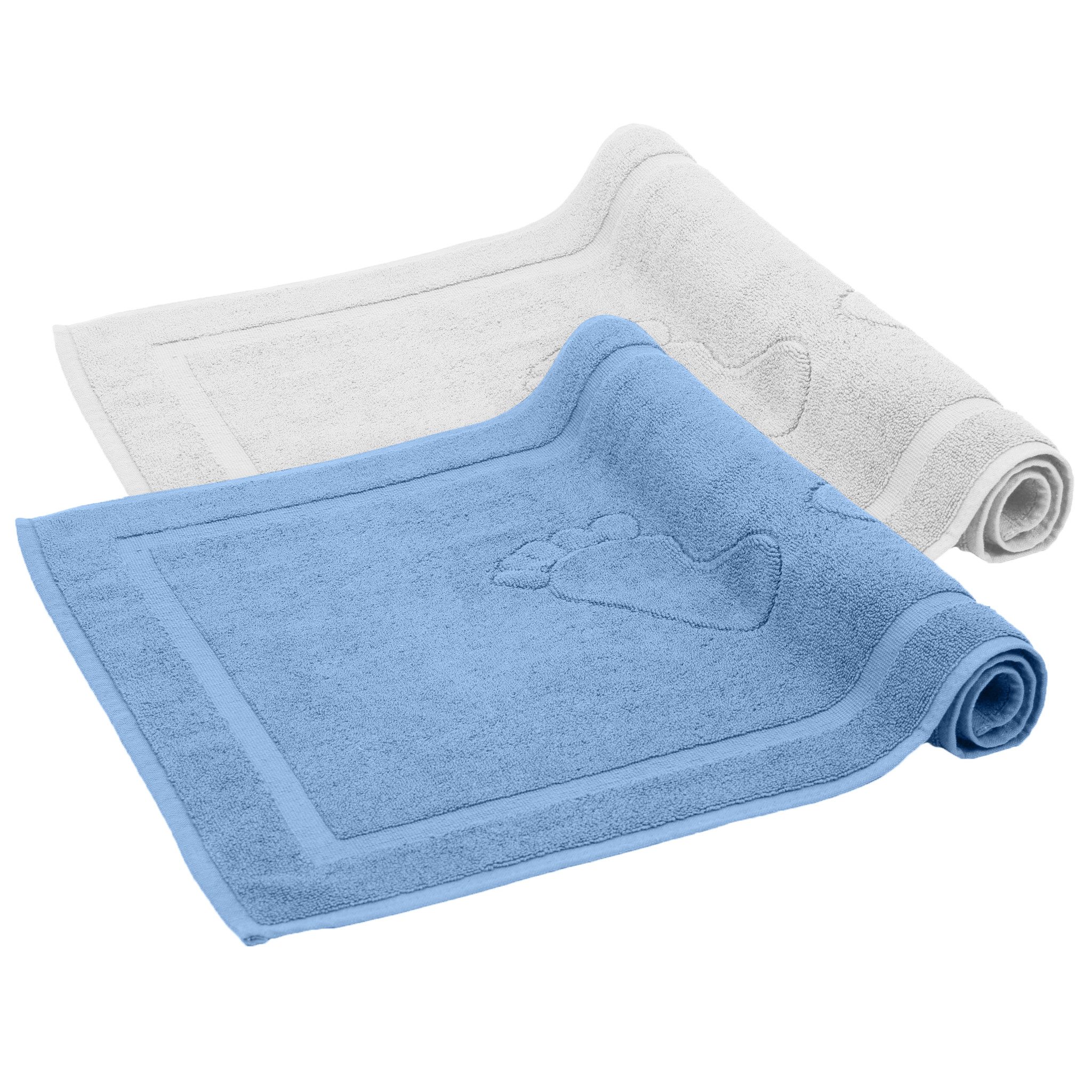 Komfortec Badematte Badvorleger aus 100% Baumwolle, günstig online kaufen