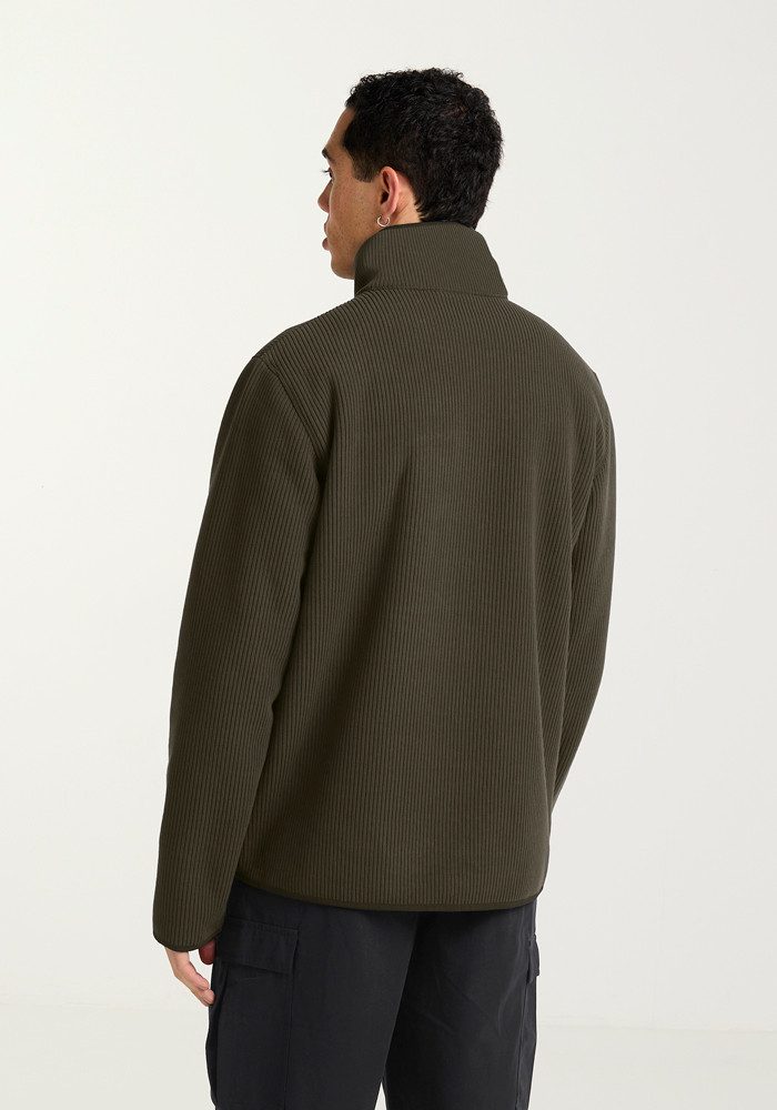 Jack Wolfskin Fleecejacke LAKE RIDGE JKT M winddicht, atmungsaktiv, mit Eingrifftaschen und Brusttasche