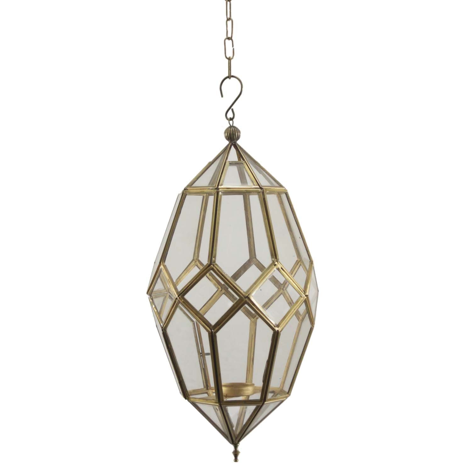 Casa Moro Hängewindlicht Orientalische Hängelaterne mit Kette aus Glas & Me günstig online kaufen