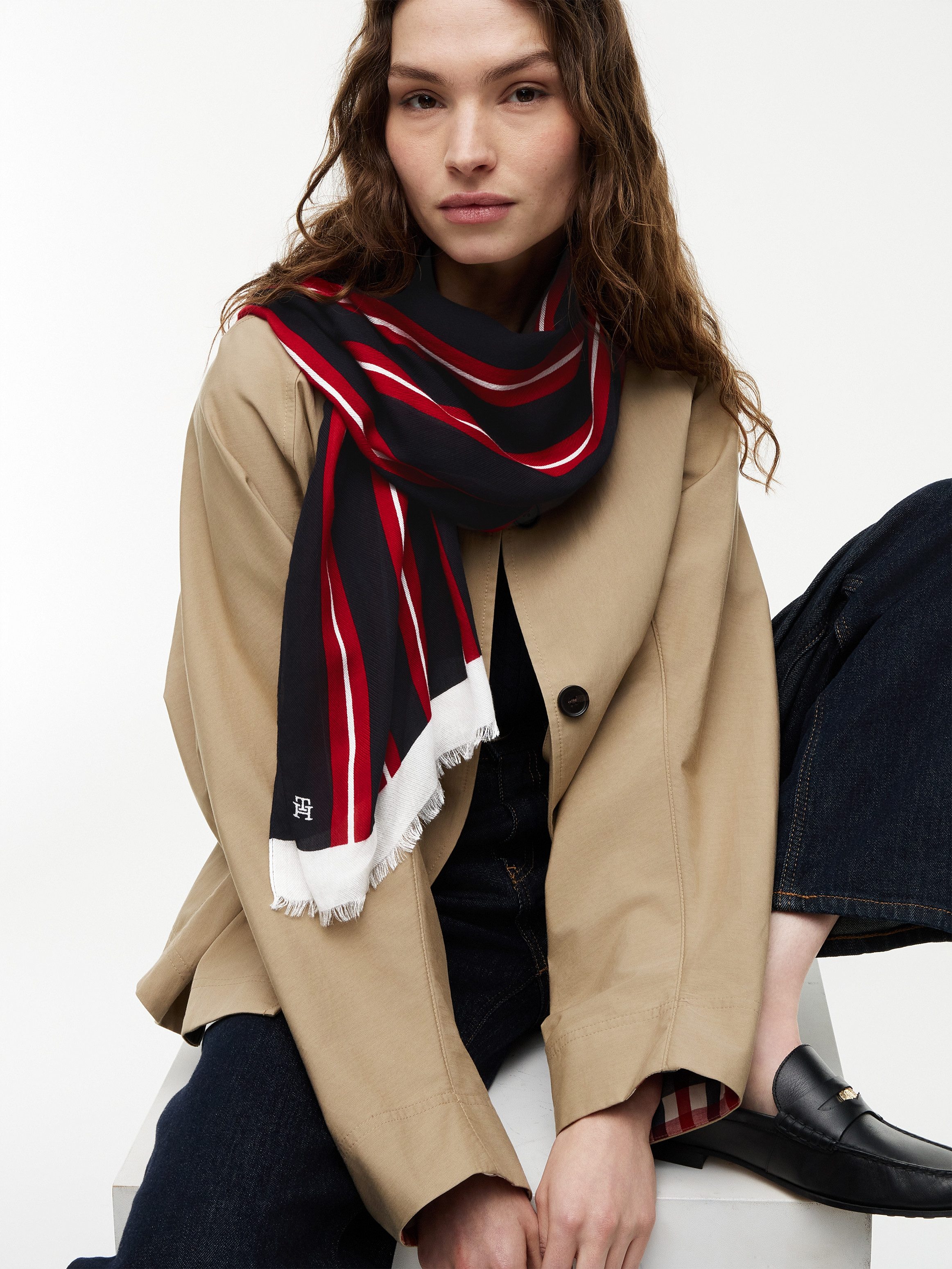 Tommy Hilfiger Modeschal TH ELEVATED CHIC SCARF