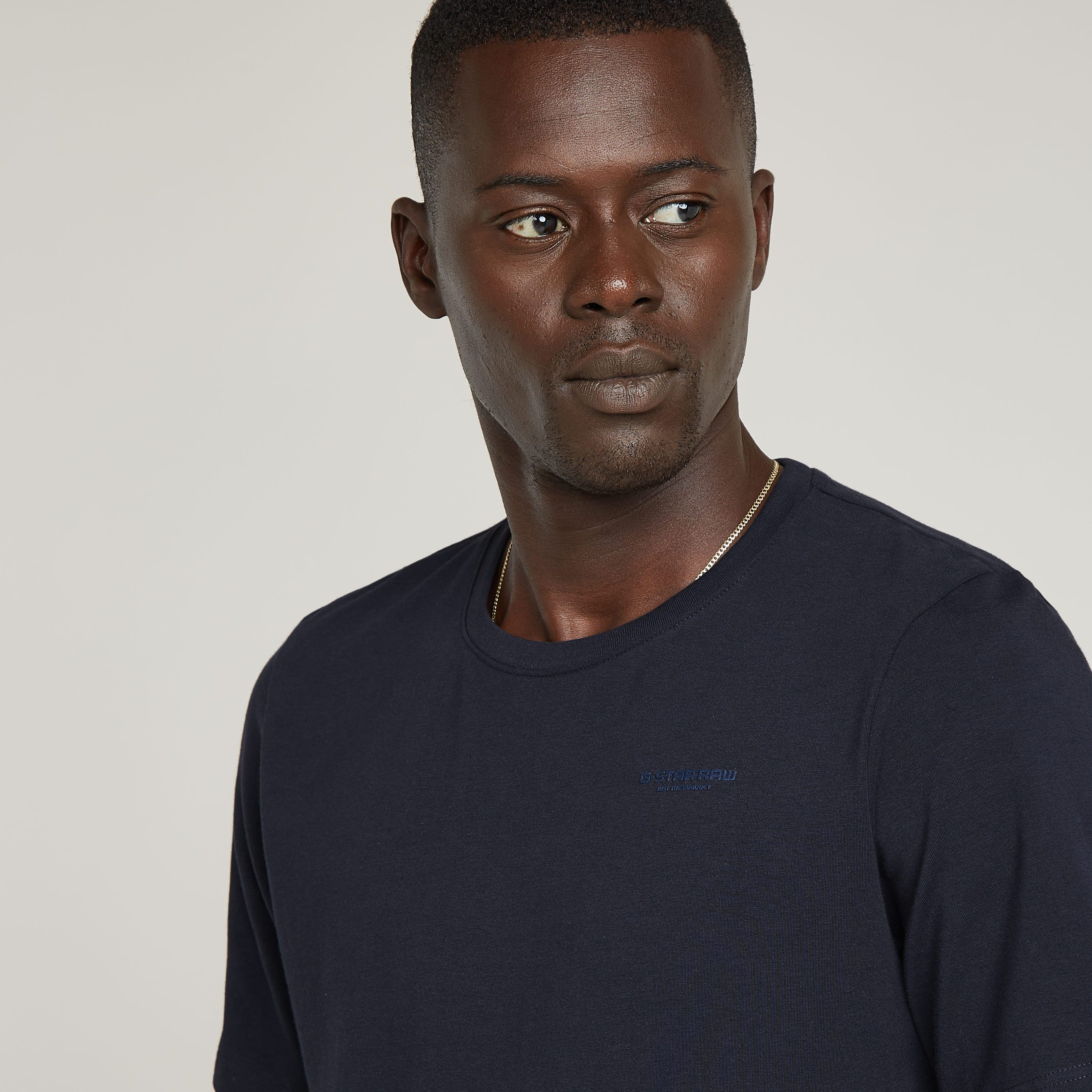 G-STAR T-Shirt Slim Base mit Rundhals, Baumwollmix